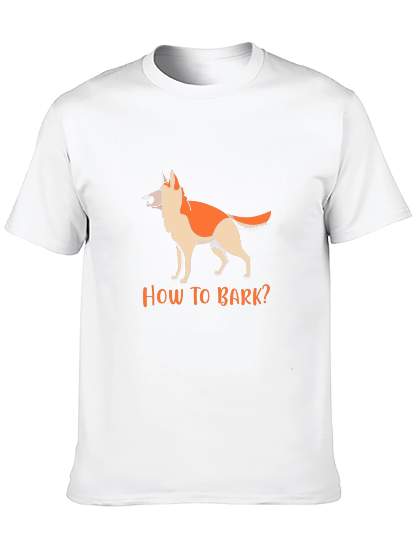 How To Bark? Dog Cartoon T-Shirt