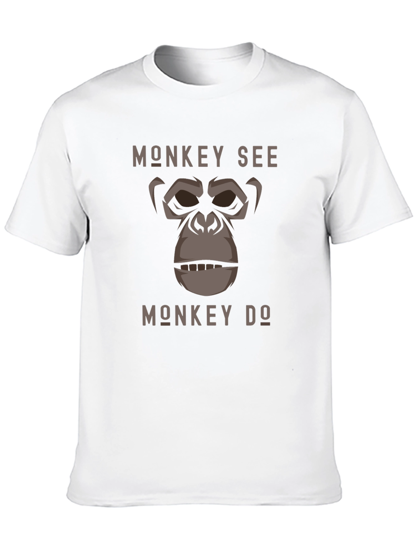 Monkey See Monkey Do Graphic Tee - Black