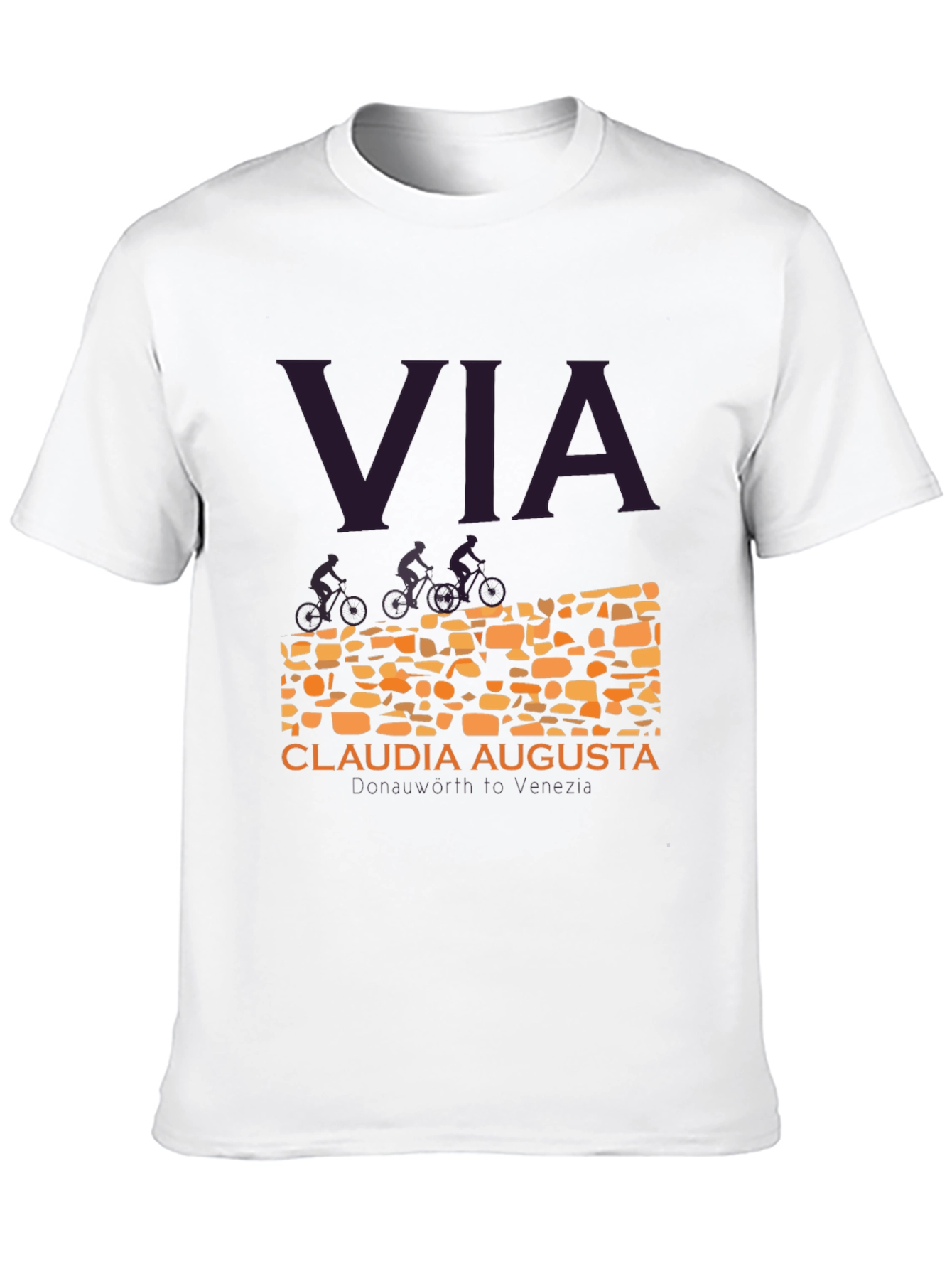 VIA Claudia Augusta T-Shirt: Cycling History Tee