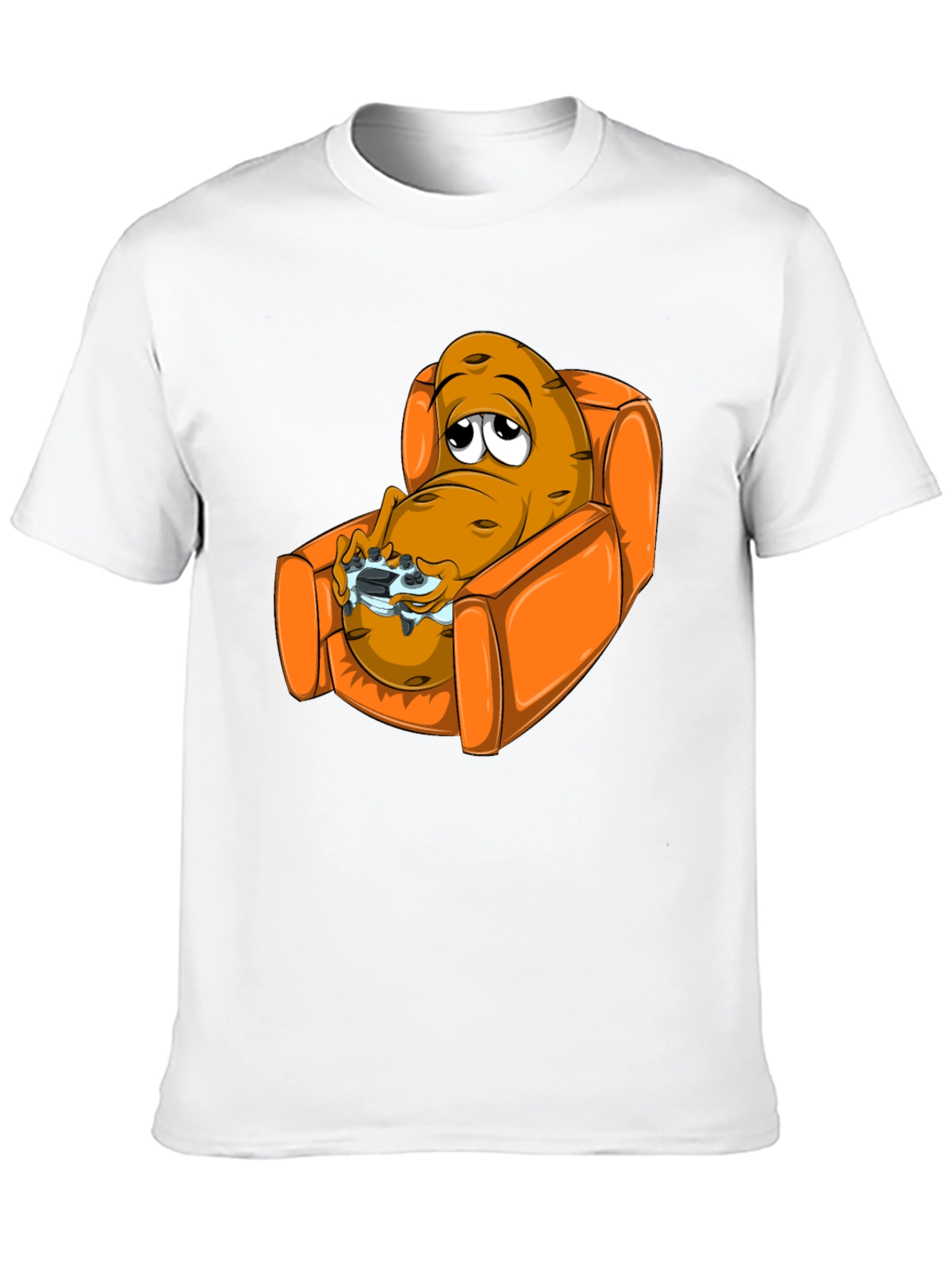 Potato Gamer T-Shirt - Relaxed Fit Black Tee