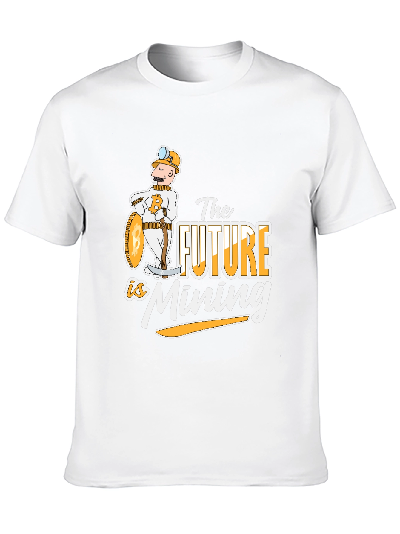 Bitcoin Miner T-Shirt - The Future is Mining!