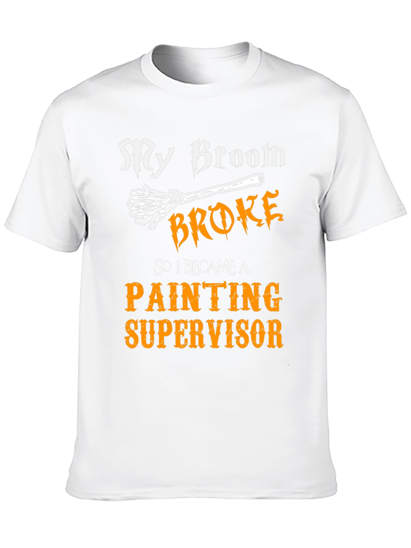 Funny Painting Supervisor Halloween T-Shirt