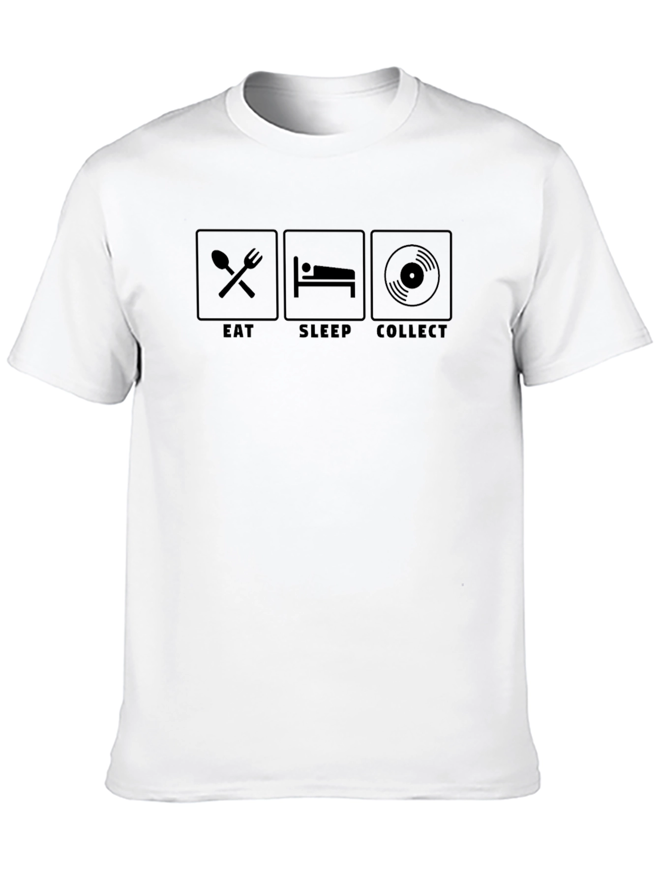 Eat Sleep Collect Record T-Shirt