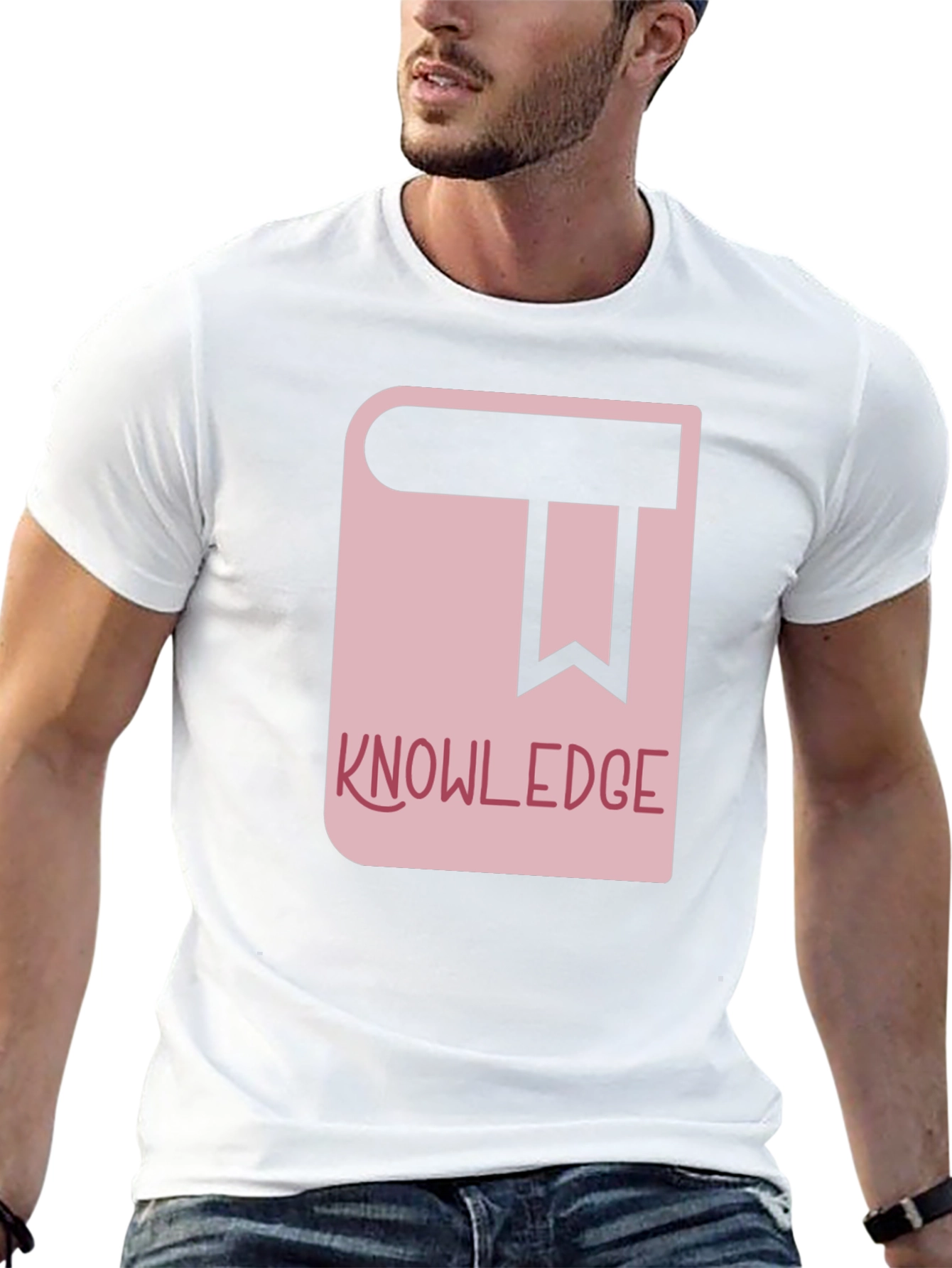 Knowledge Book Graphic T-Shirt