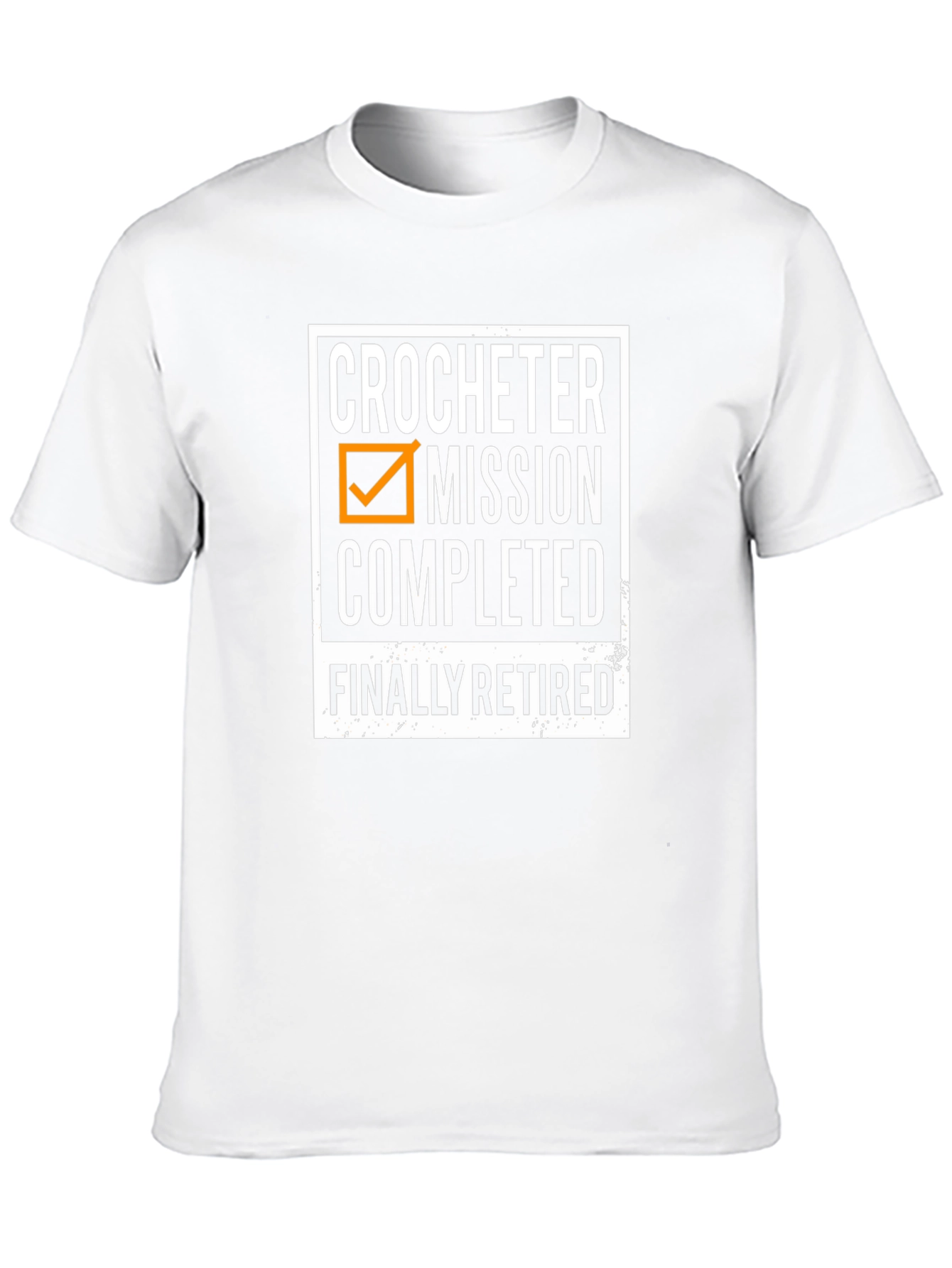 Crocheter Mission Completed Retired T-Shirt