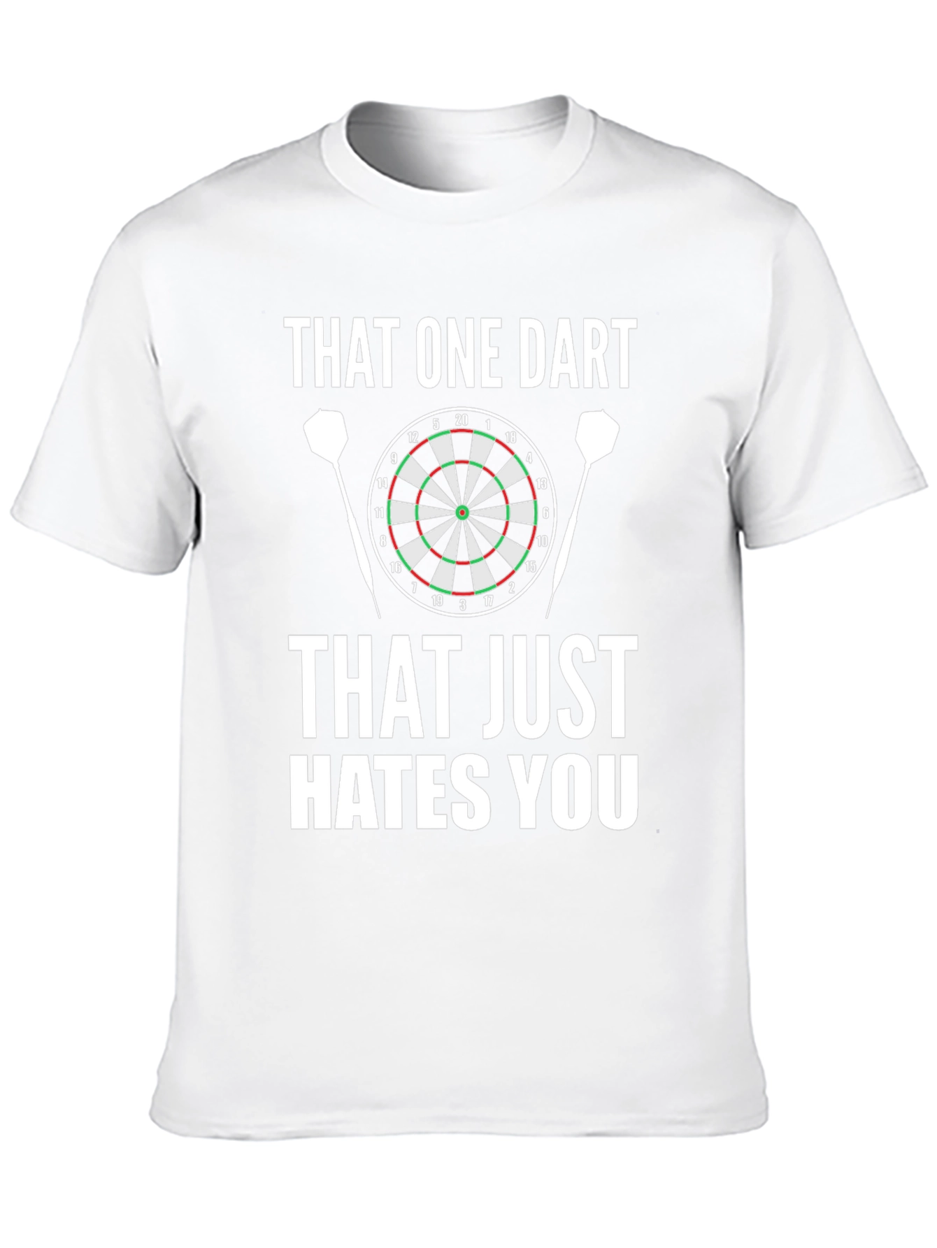 That One Dart Hates You Black Graphic Tee
