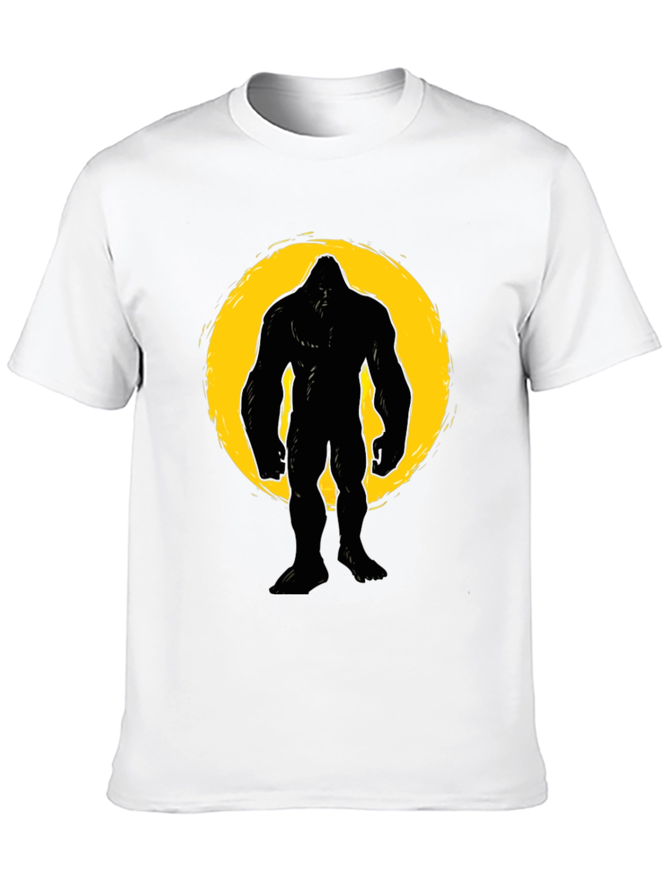 Bigfoot Silhouette T-Shirt - Black Graphic Tee