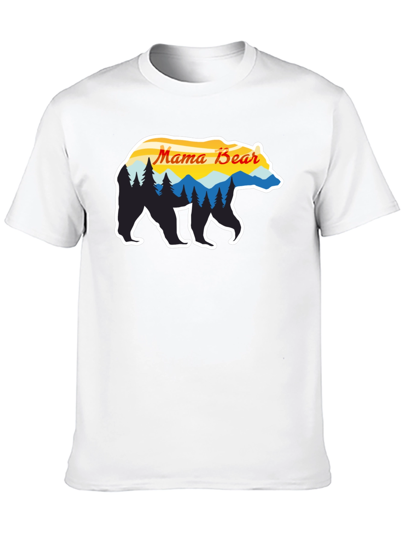 Mama Bear Graphic Tee - Nature Inspired Design