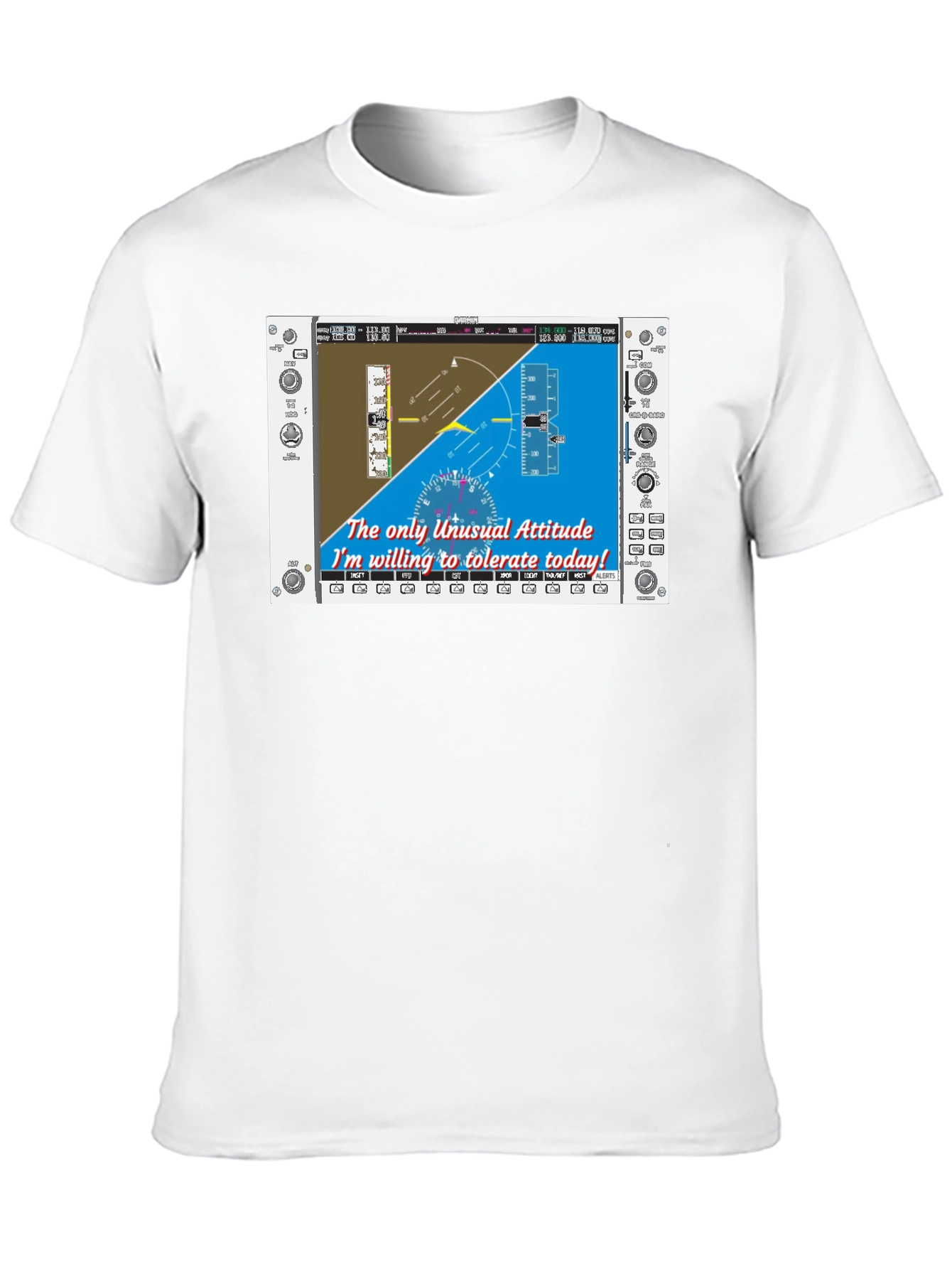 Pilot Humor T-Shirt - Unusual Attitude