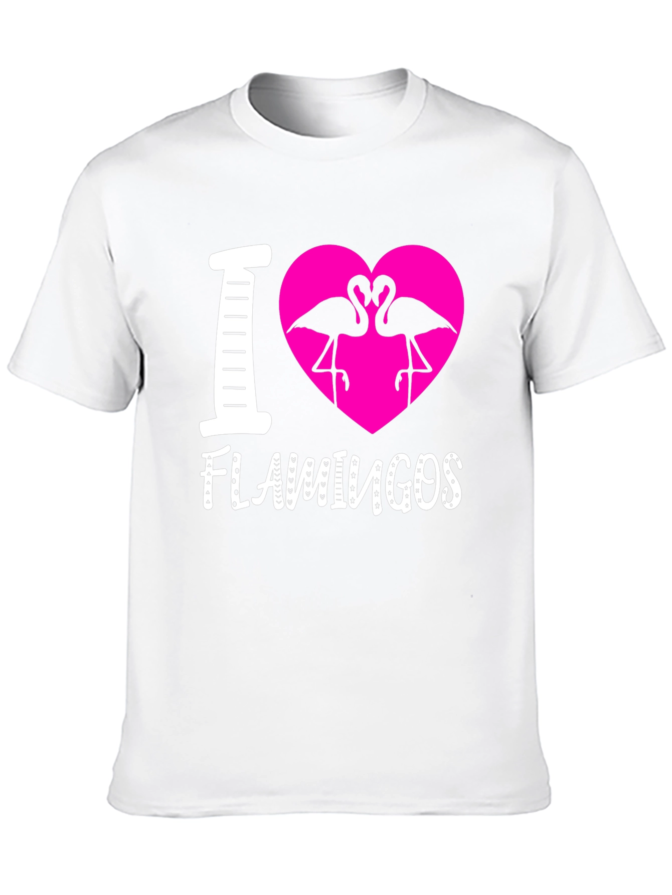 I Heart Flamingos Graphic Tee
