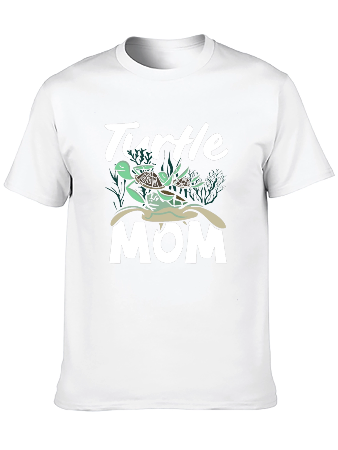 Turtle Mom T-Shirt - Sea Life Graphic Tee
