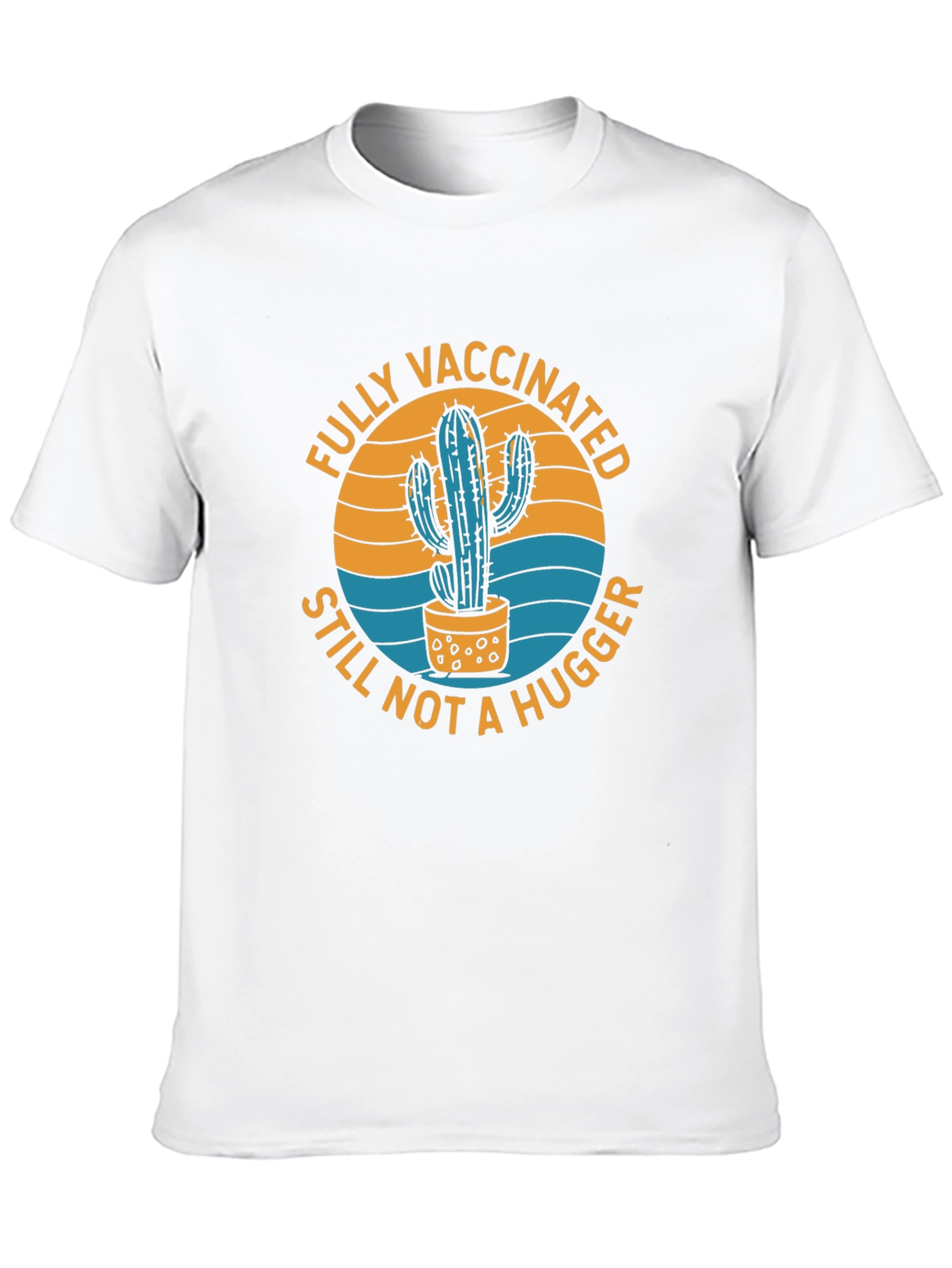 Fully Vaccinated Cactus Graphic Tee - Hugger Beware
