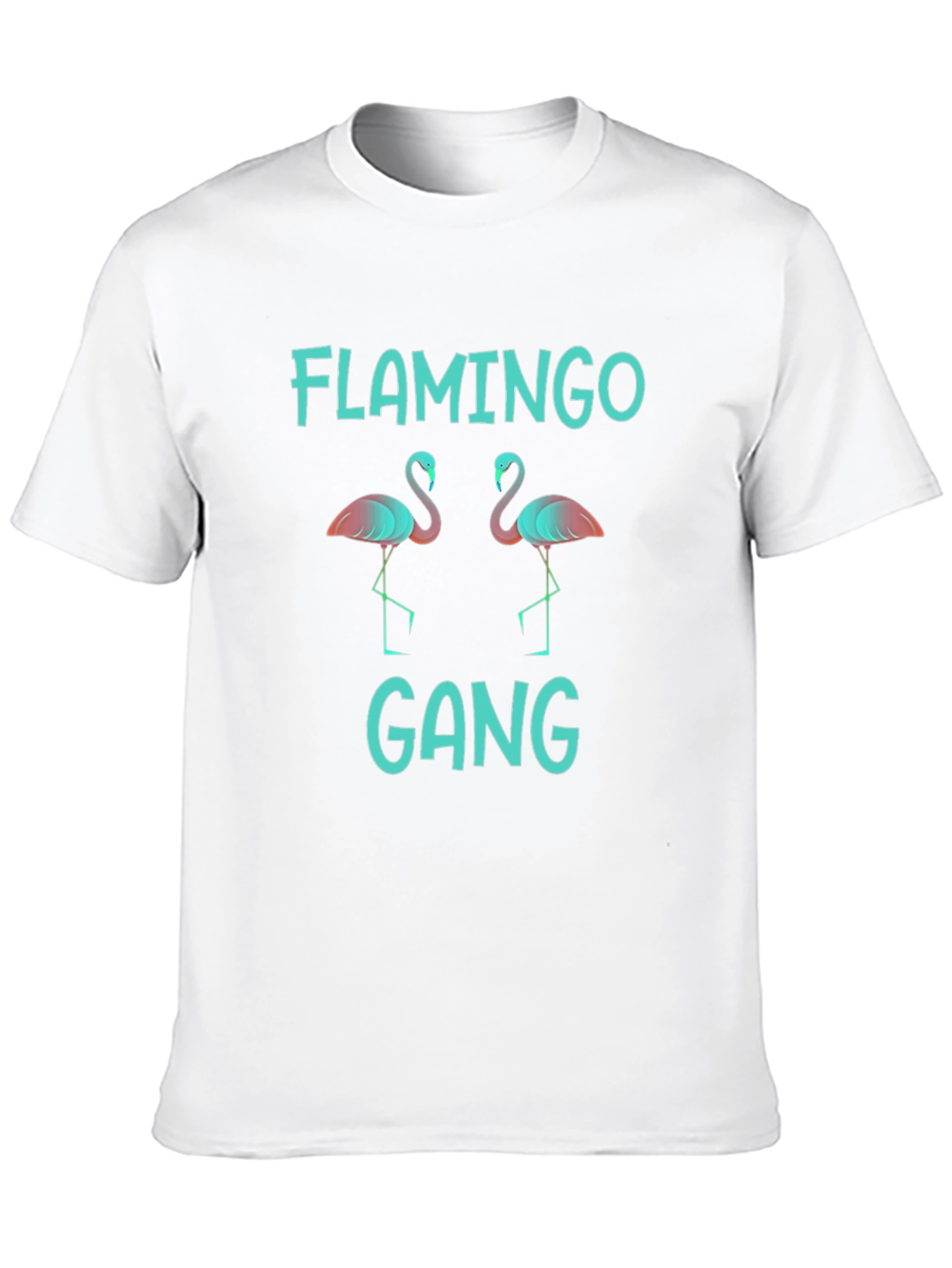 Flamingo Gang Graphic Tee - Black T-Shirt