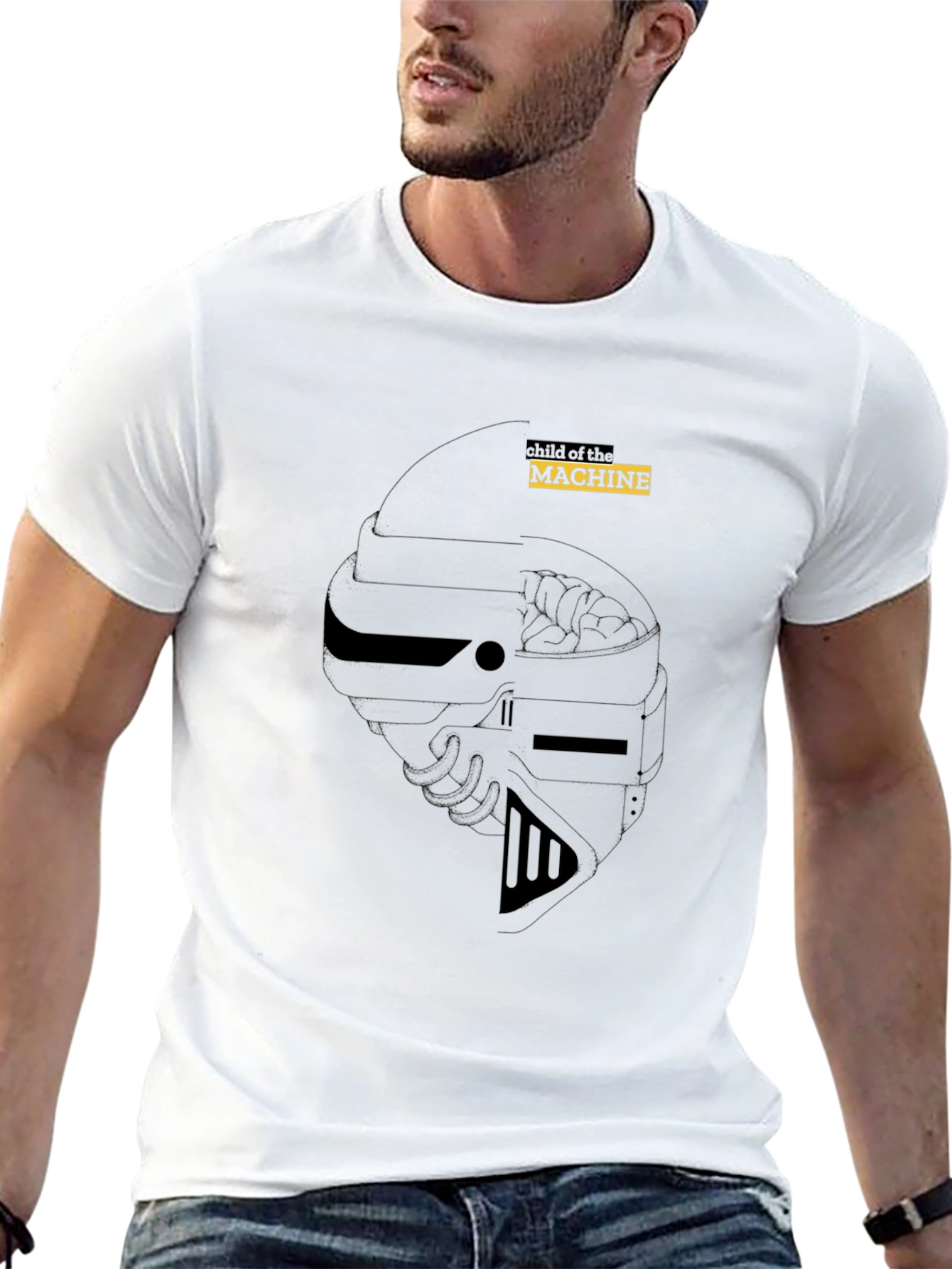 Child of the Machine Black Graphic Tee
