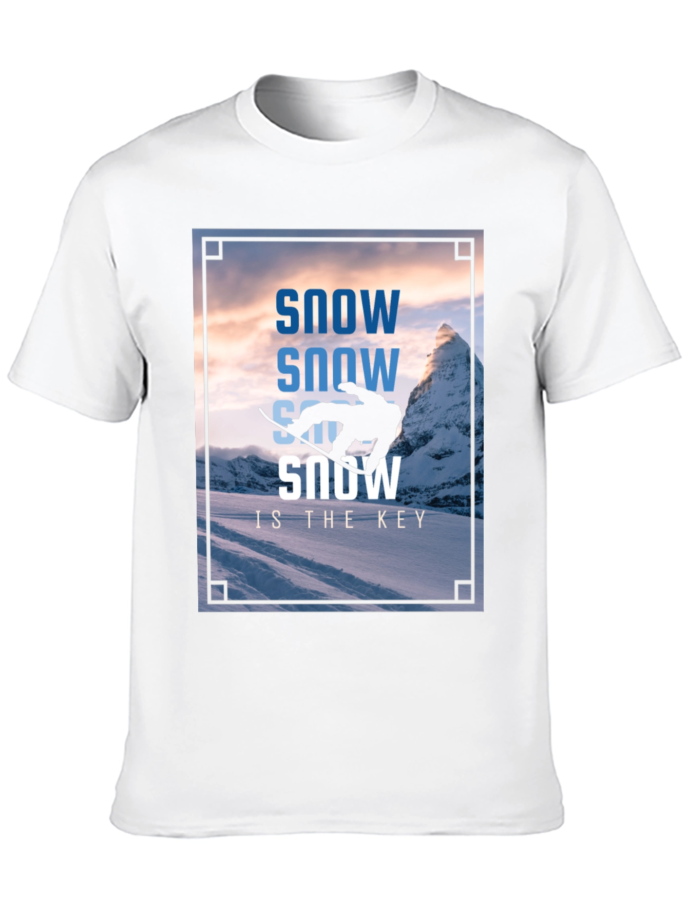 Snow is the Key Graphic T-Shirt