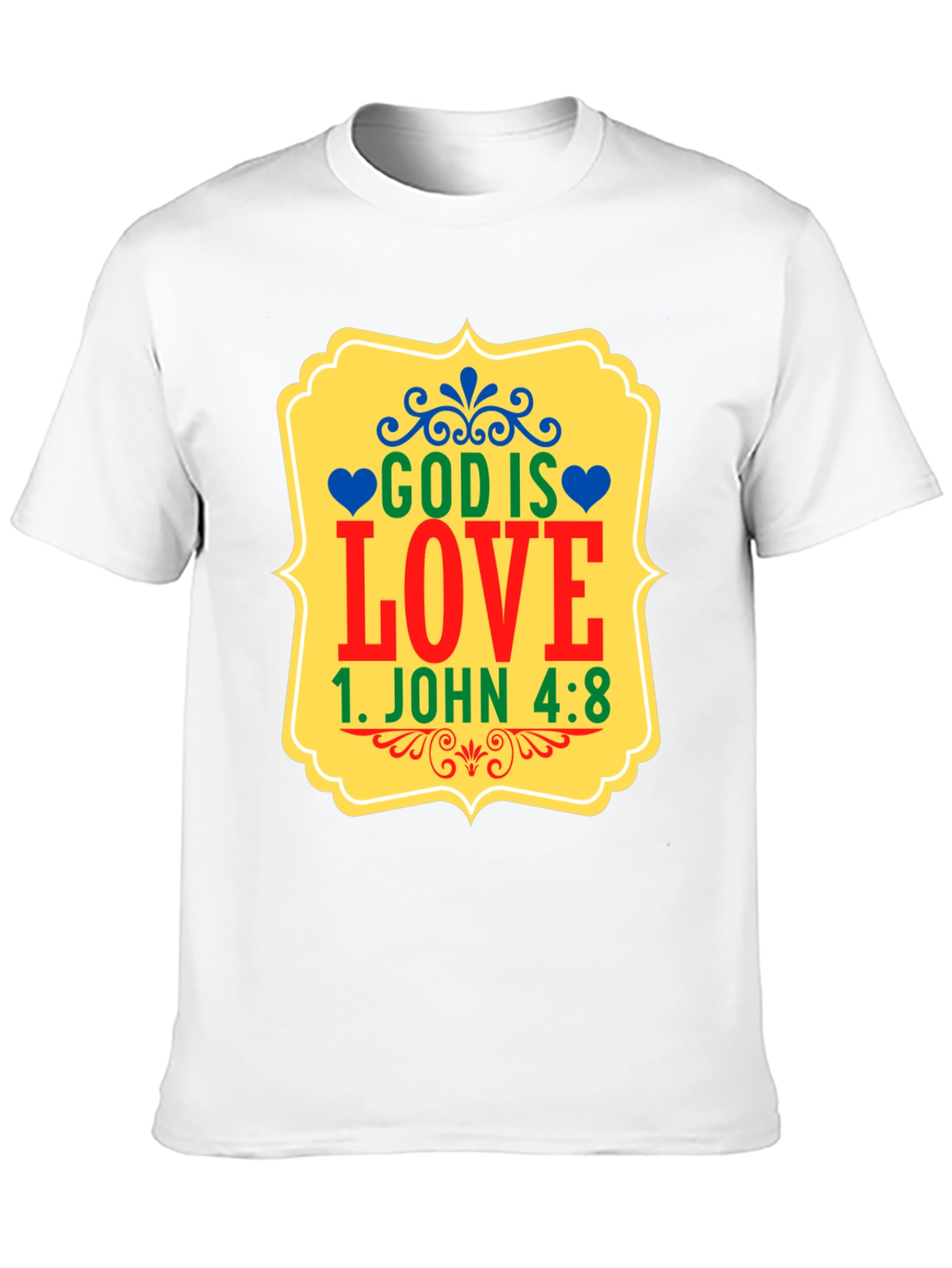 God is Love Graphic T-Shirt - 1 John 4:8