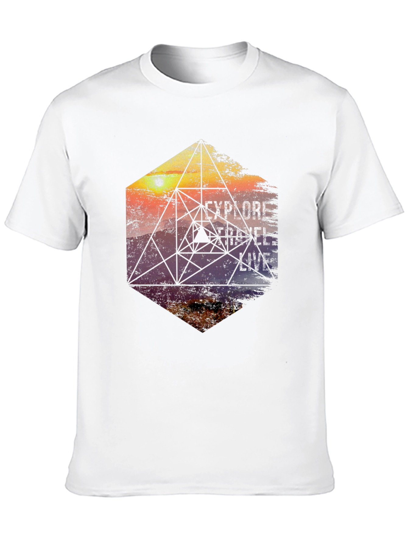 Explore Travel Live Graphic T-Shirt