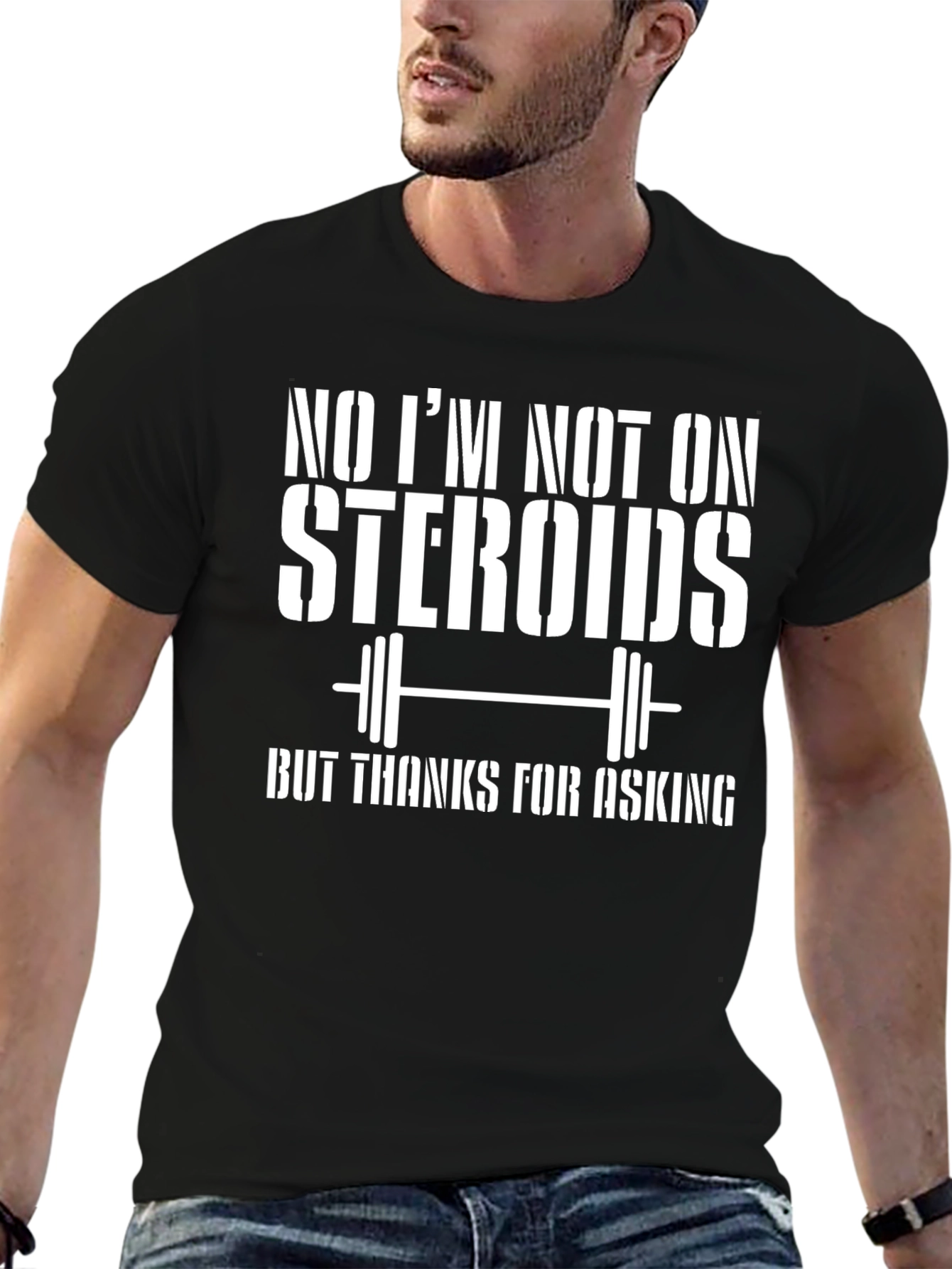 Funny Steroid T-Shirt - Gym Humor Tee