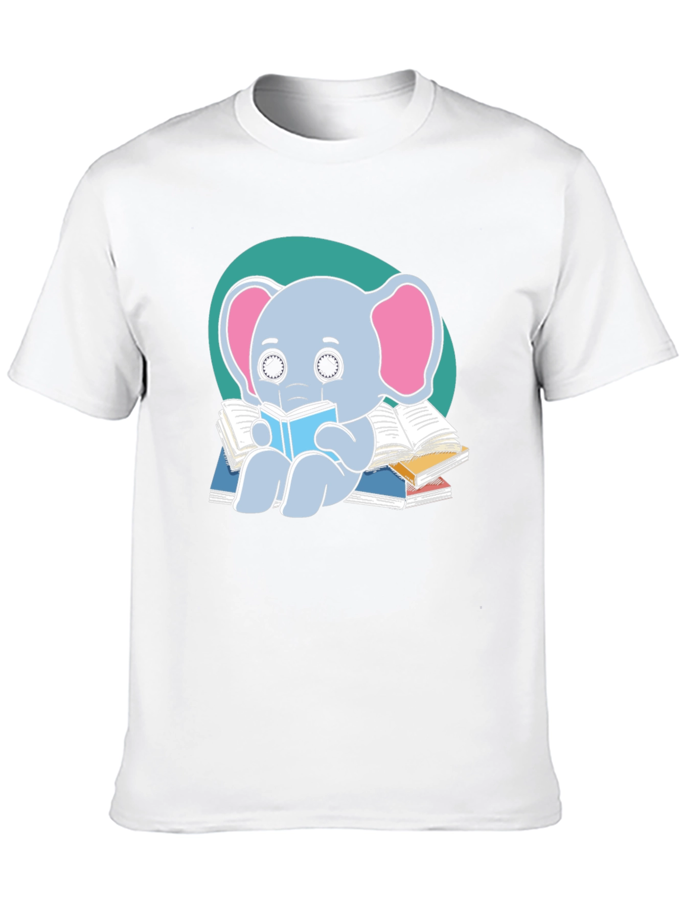 Reading Elephant T-Shirt
