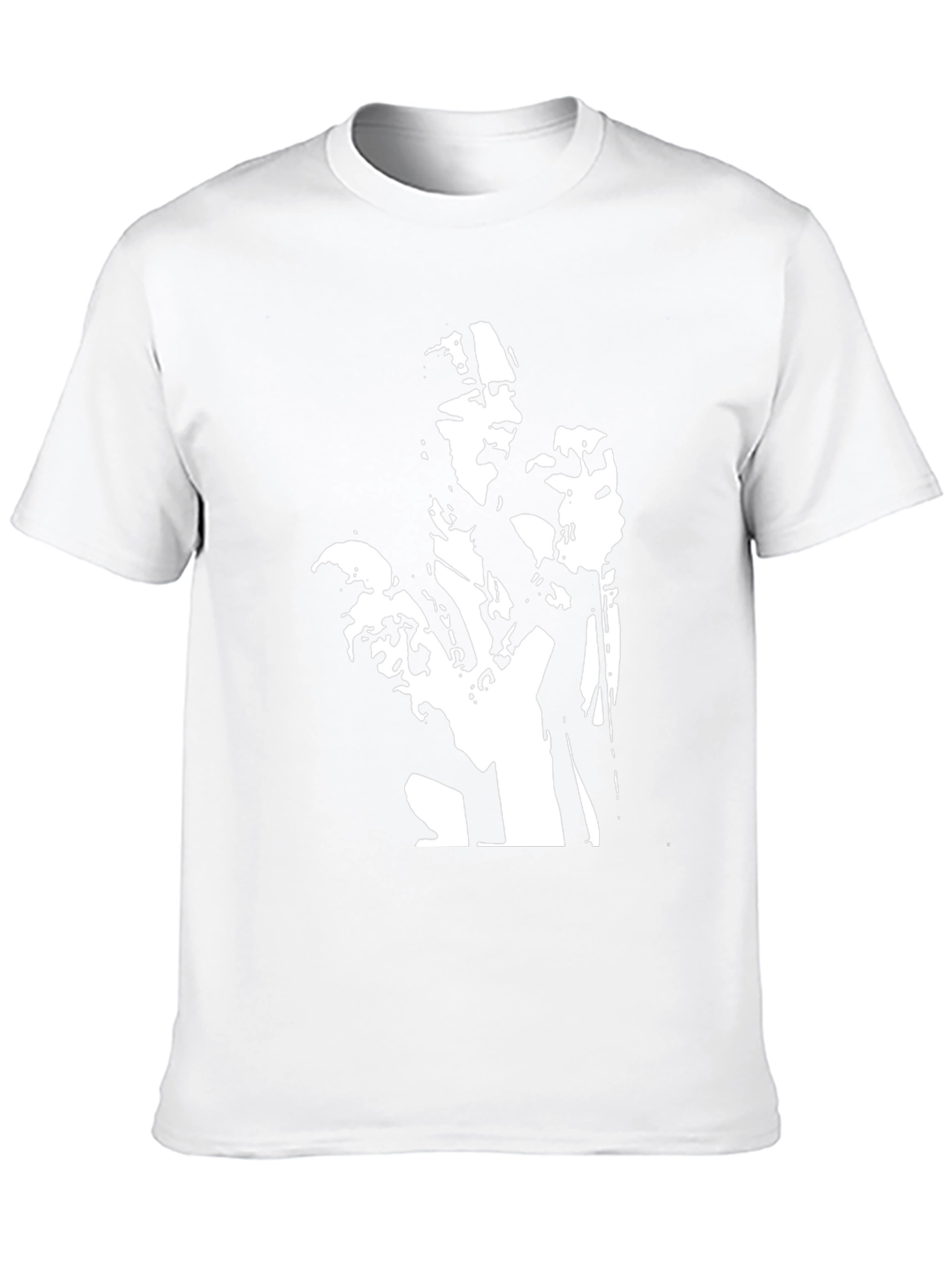 Black T-Shirt with Bold Graphic Print