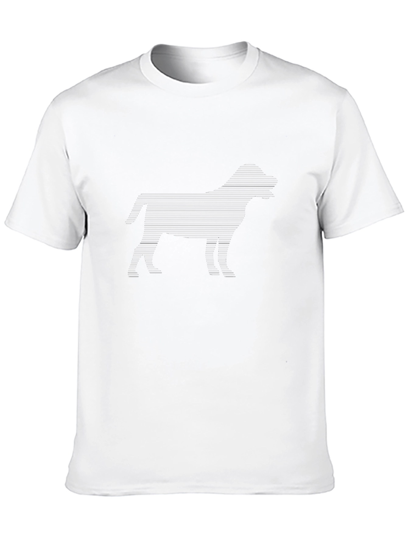 Dog Breed Silhouette Tee - Modern Graphic Print