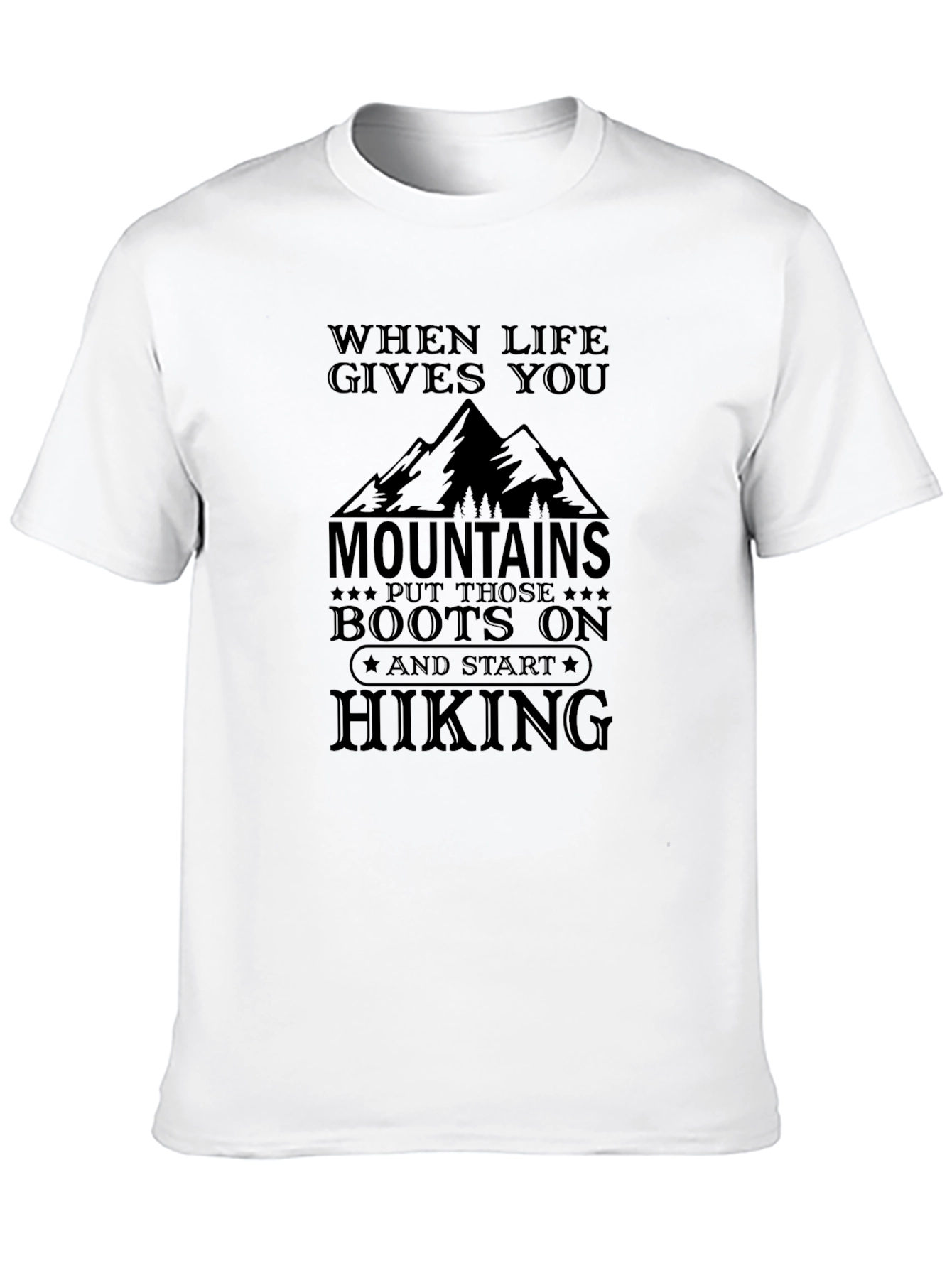Mountain Hiking Graphic T-Shirt - Adventure Ready