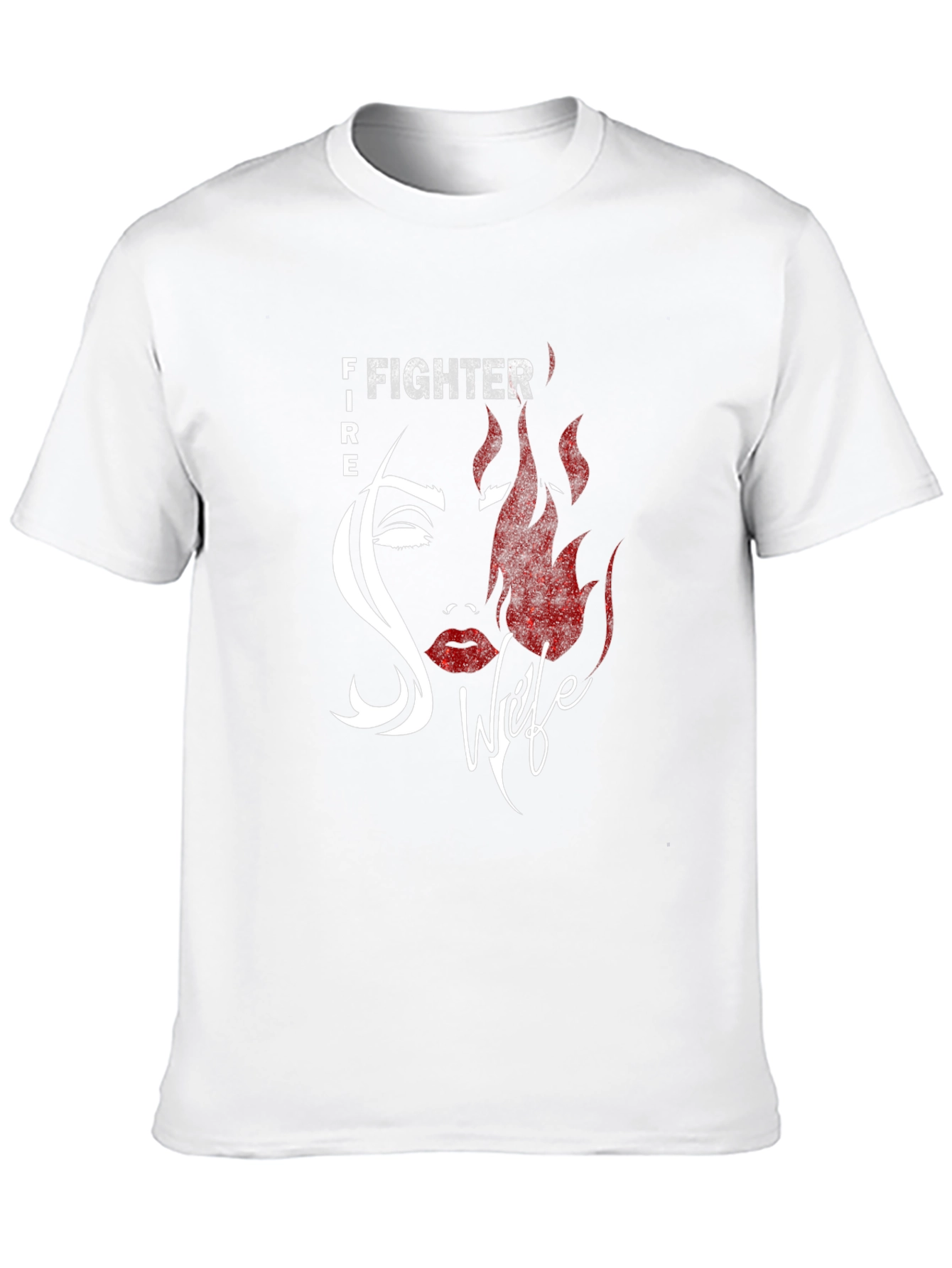 Firefighter Wife Graphic Tee - Black