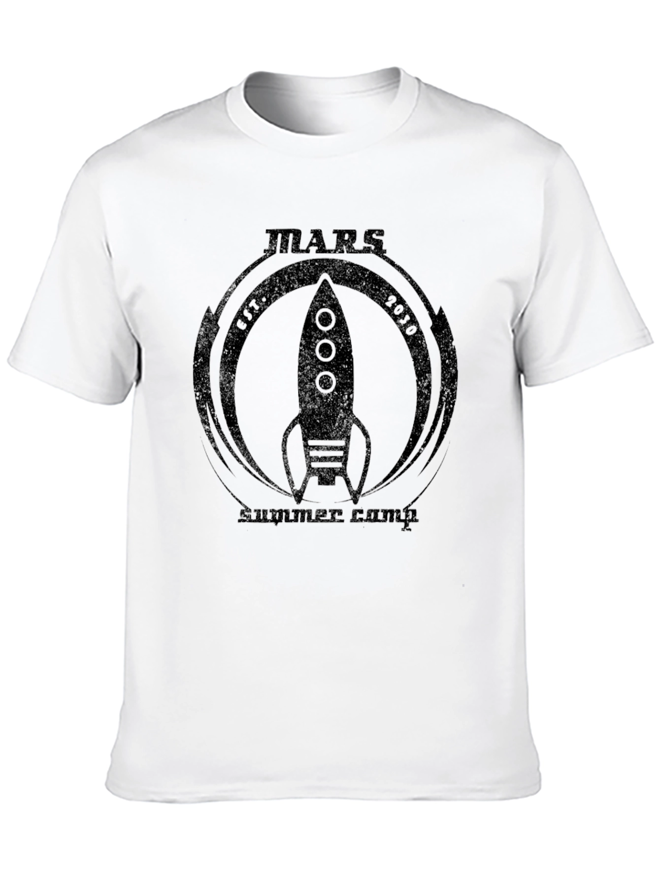 Mars Summer Camp Rocket Graphic Tee