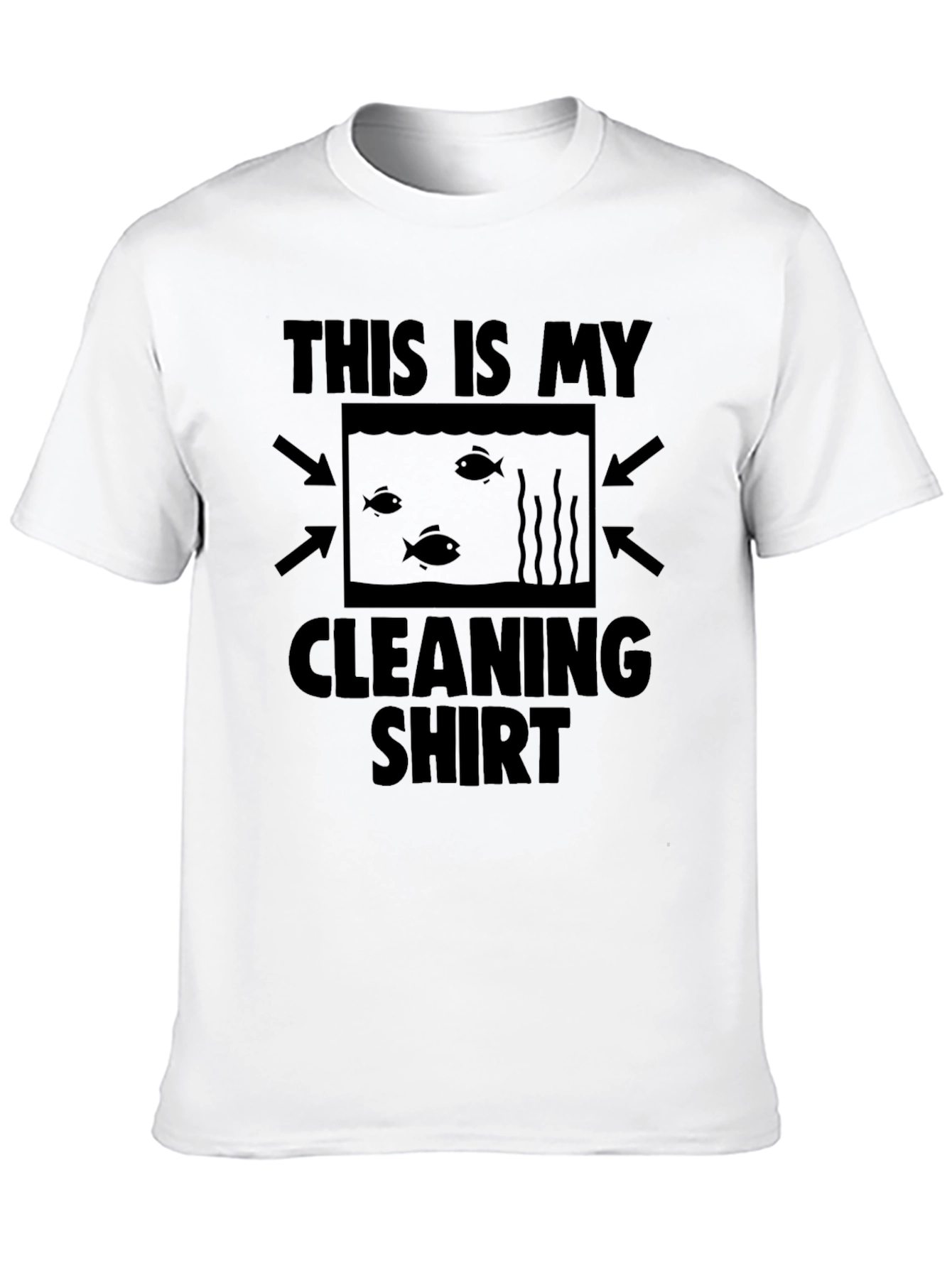Aquarium Cleaning Shirt - Black