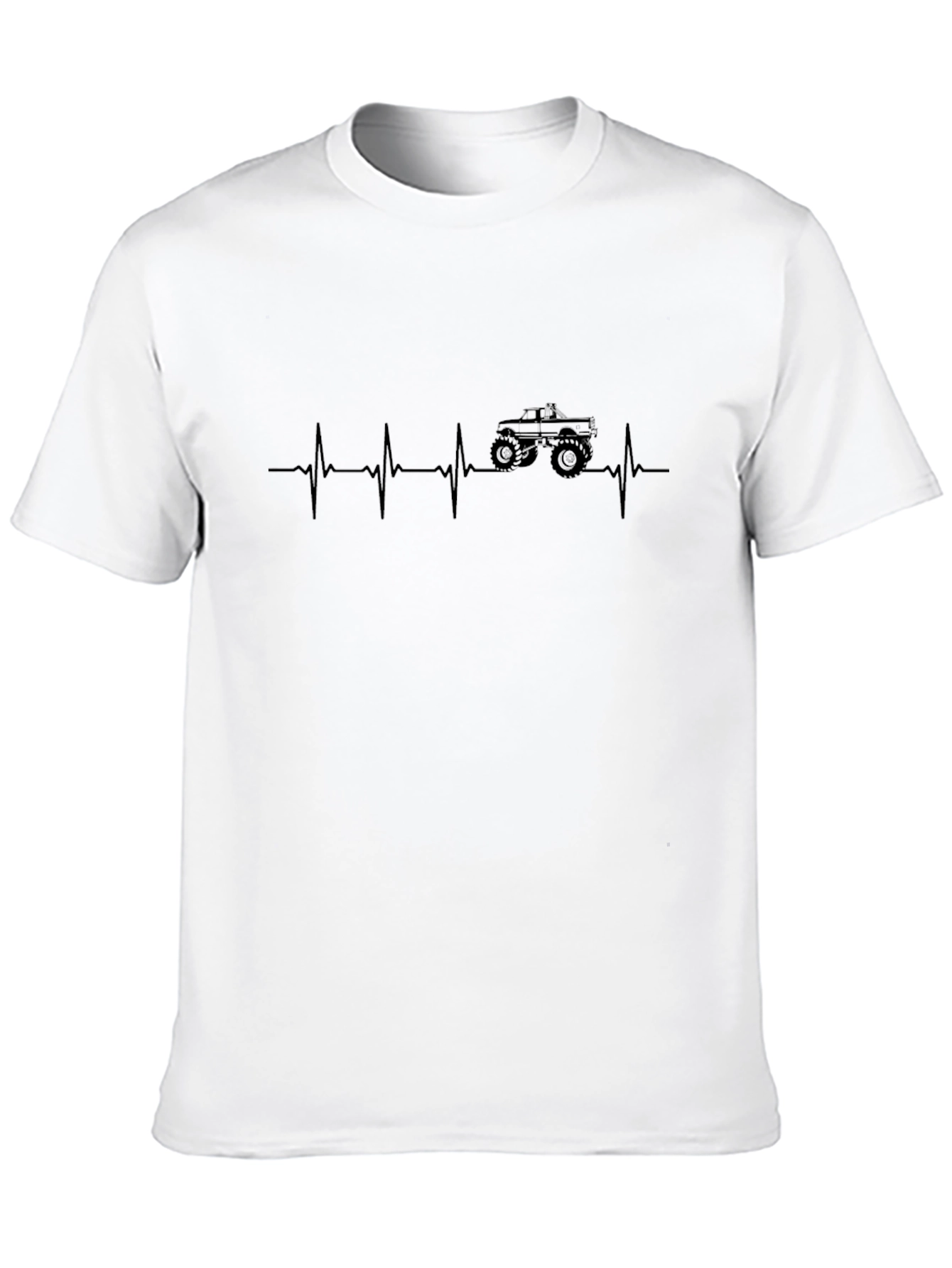 Monster Truck Heartbeat T-Shirt