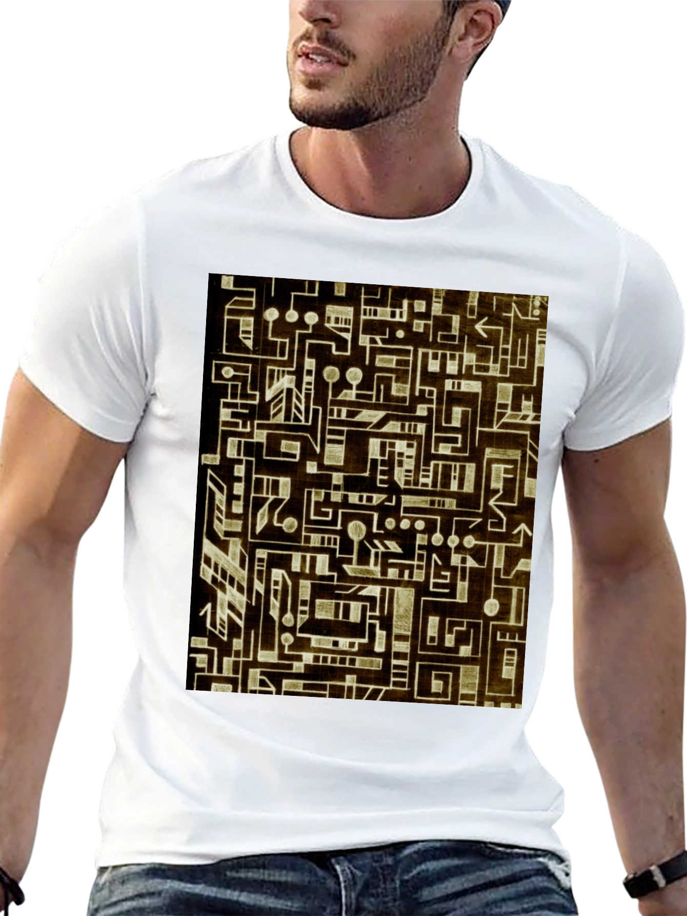 Abstract Geometric T-Shirt