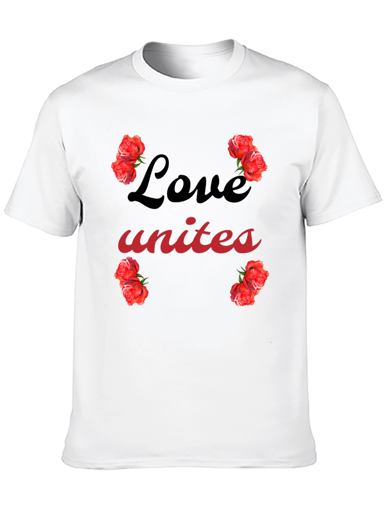 Love Unites Roses Graphic T-Shirt