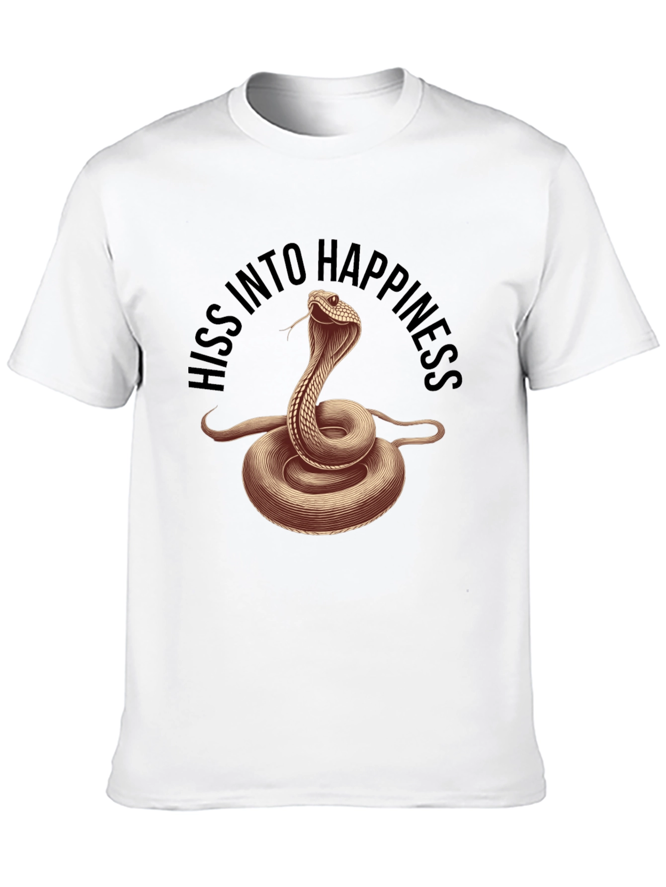Hiss Into Happiness Snake Graphic Tee