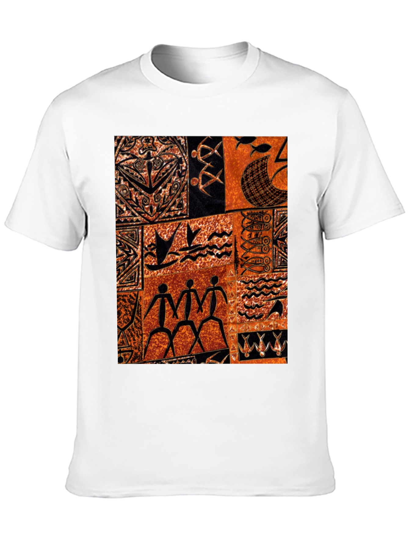 Tribal Pattern Tee - Unique Graphic Print