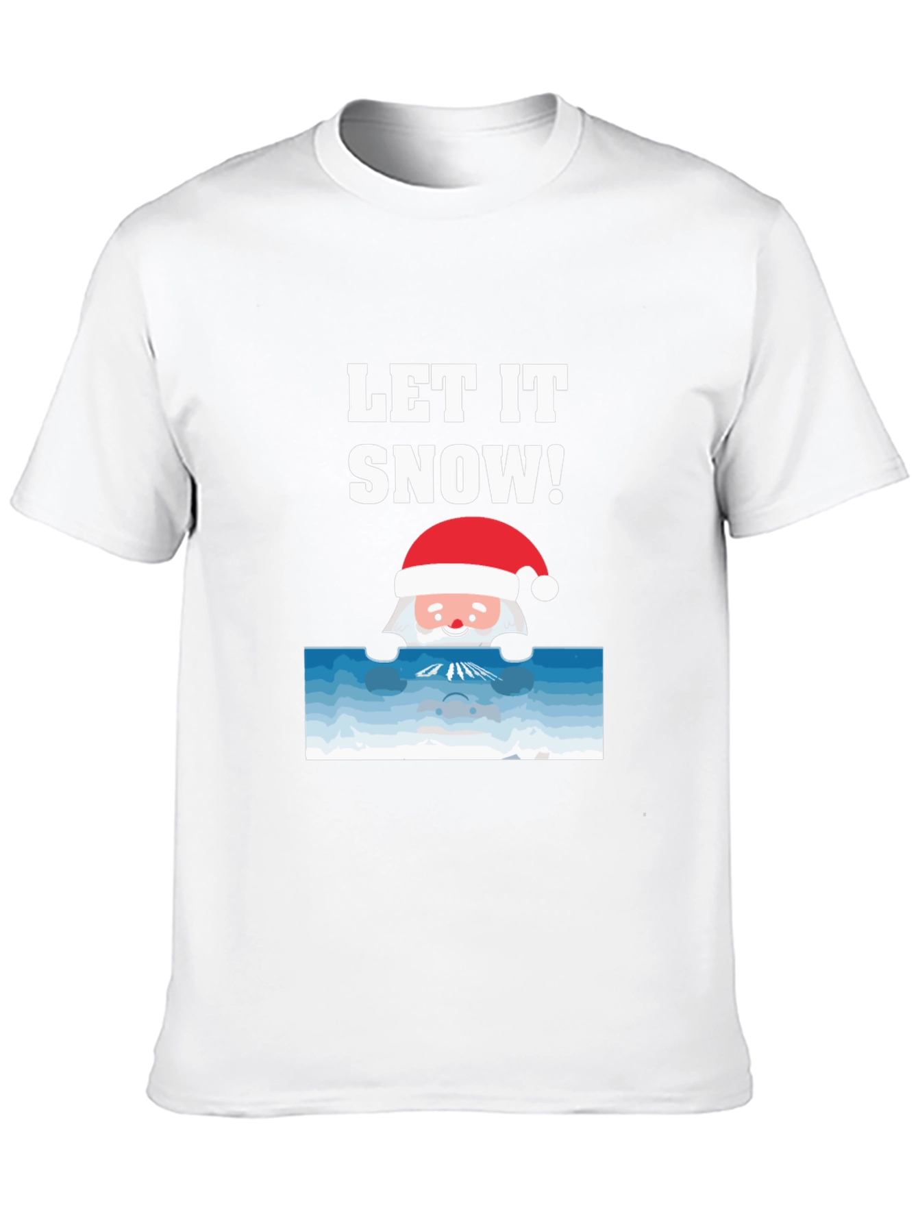 Let It Snow Santa Graphic Tee