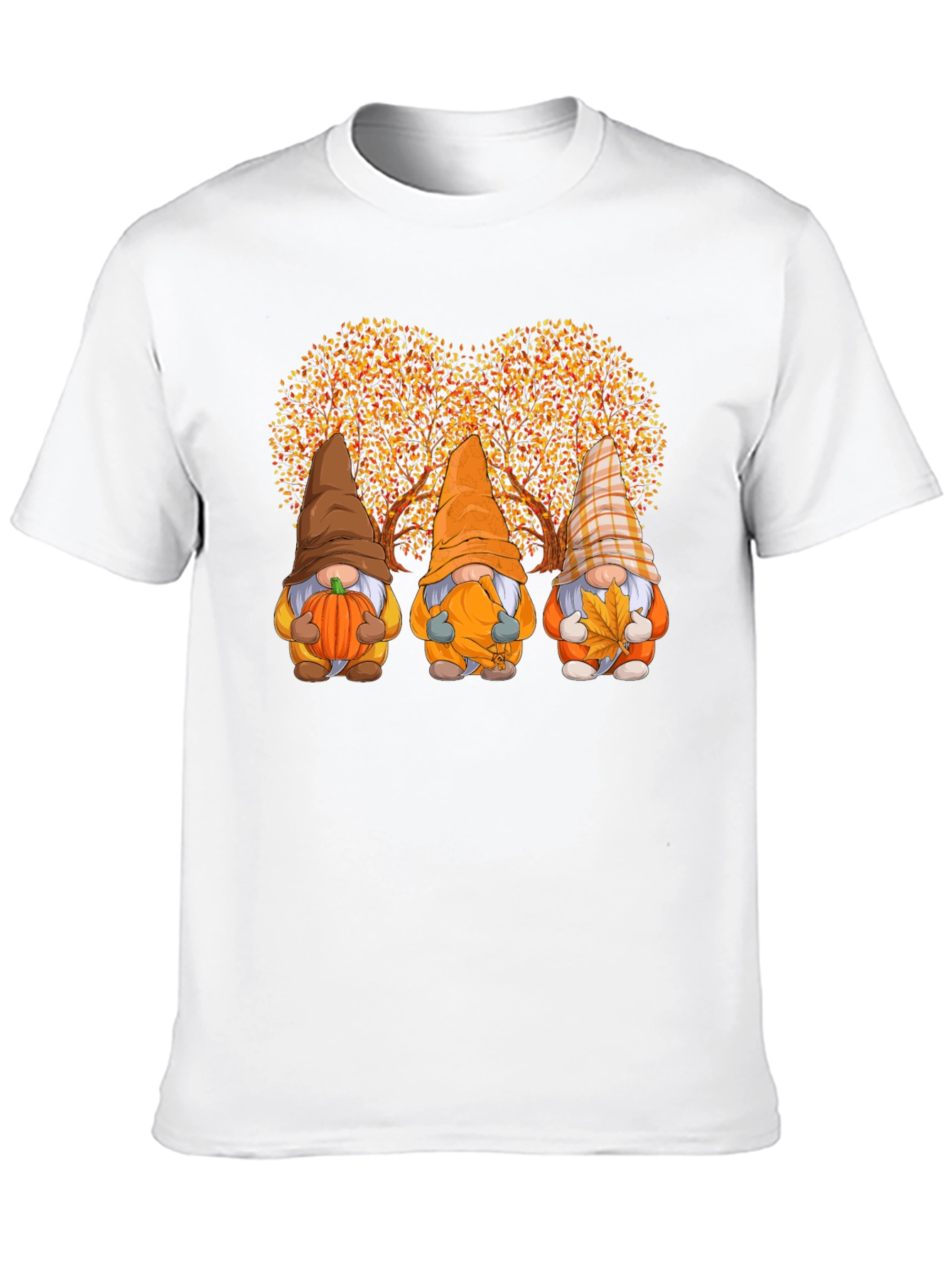 Fall Gnomes T-Shirt - Autumn Harvest Graphic Tee