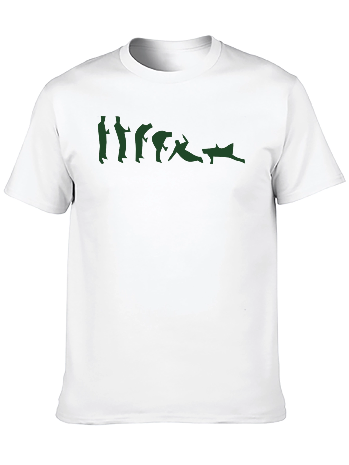 Falling Down Silhouette Black T-Shirt