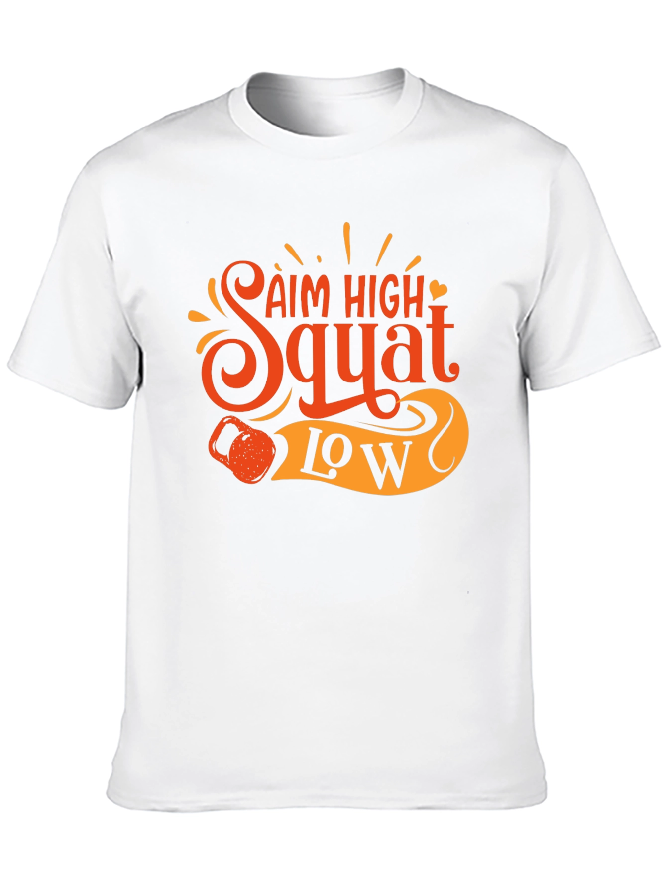Aim High Squat Low Black T-Shirt