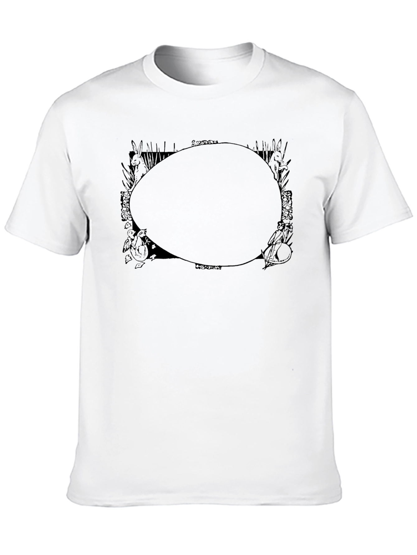 Graphic Print T-Shirt - Black