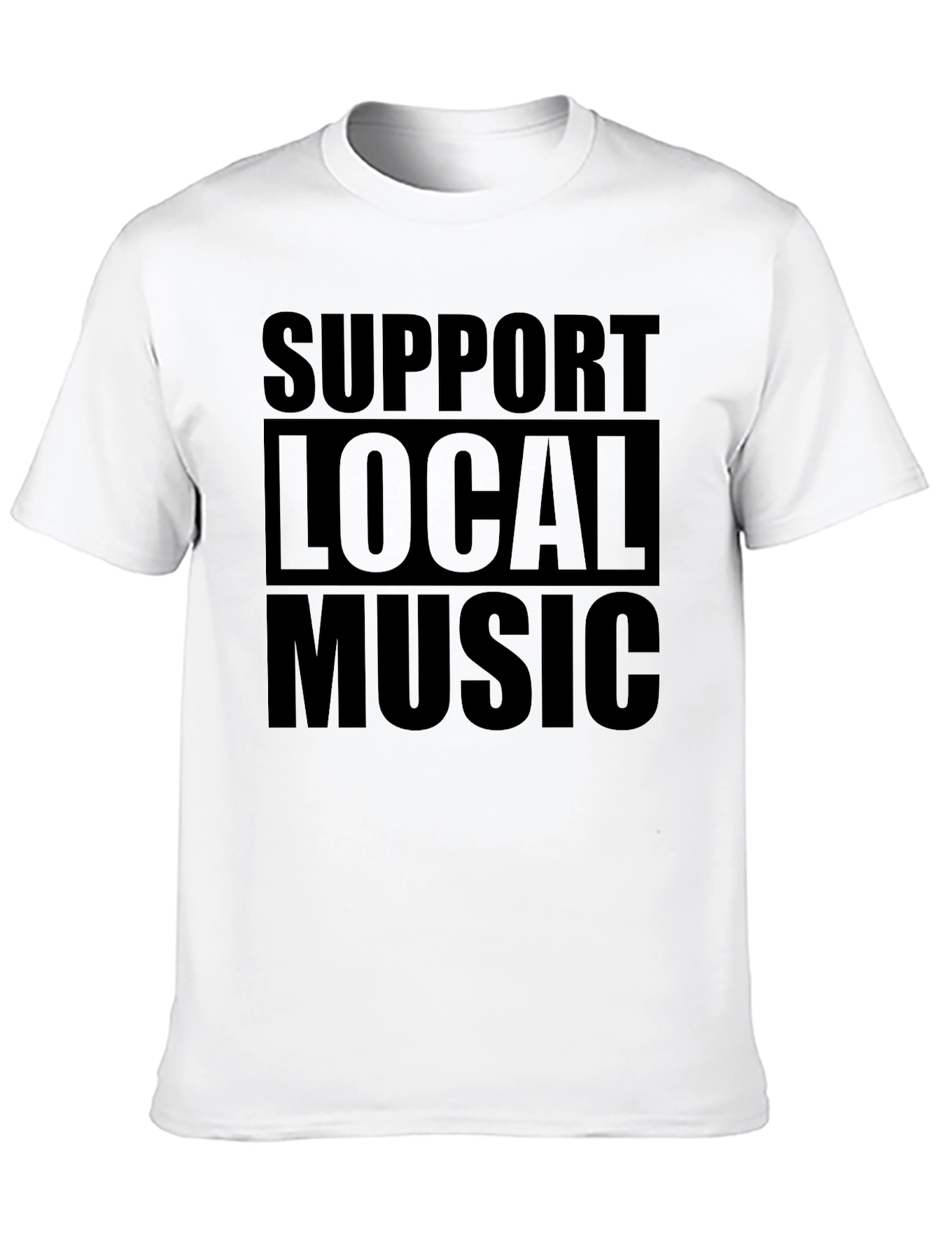 Support Local Music Graphic Tee