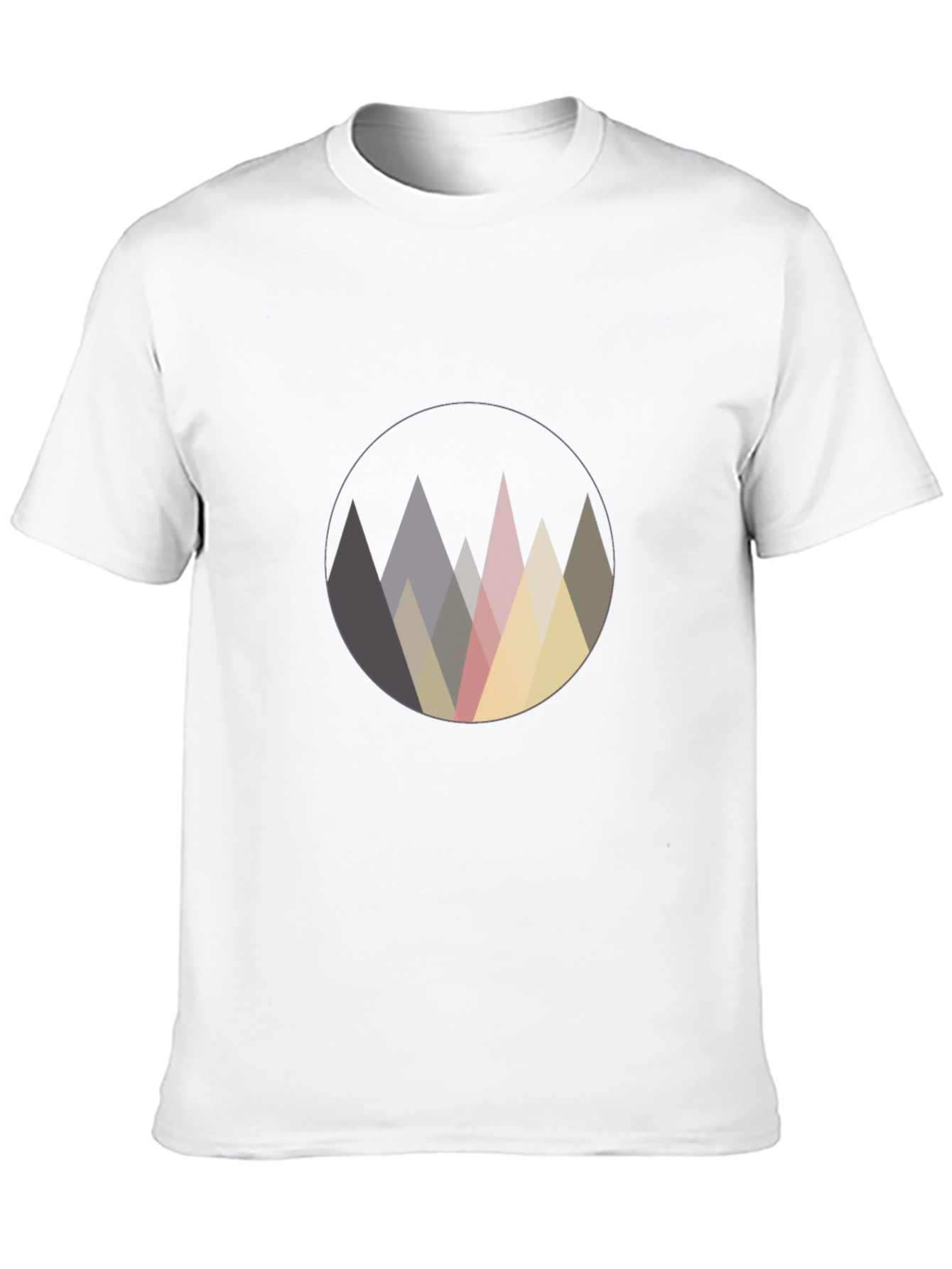 Geometric Mountain Peak Graphic Tee