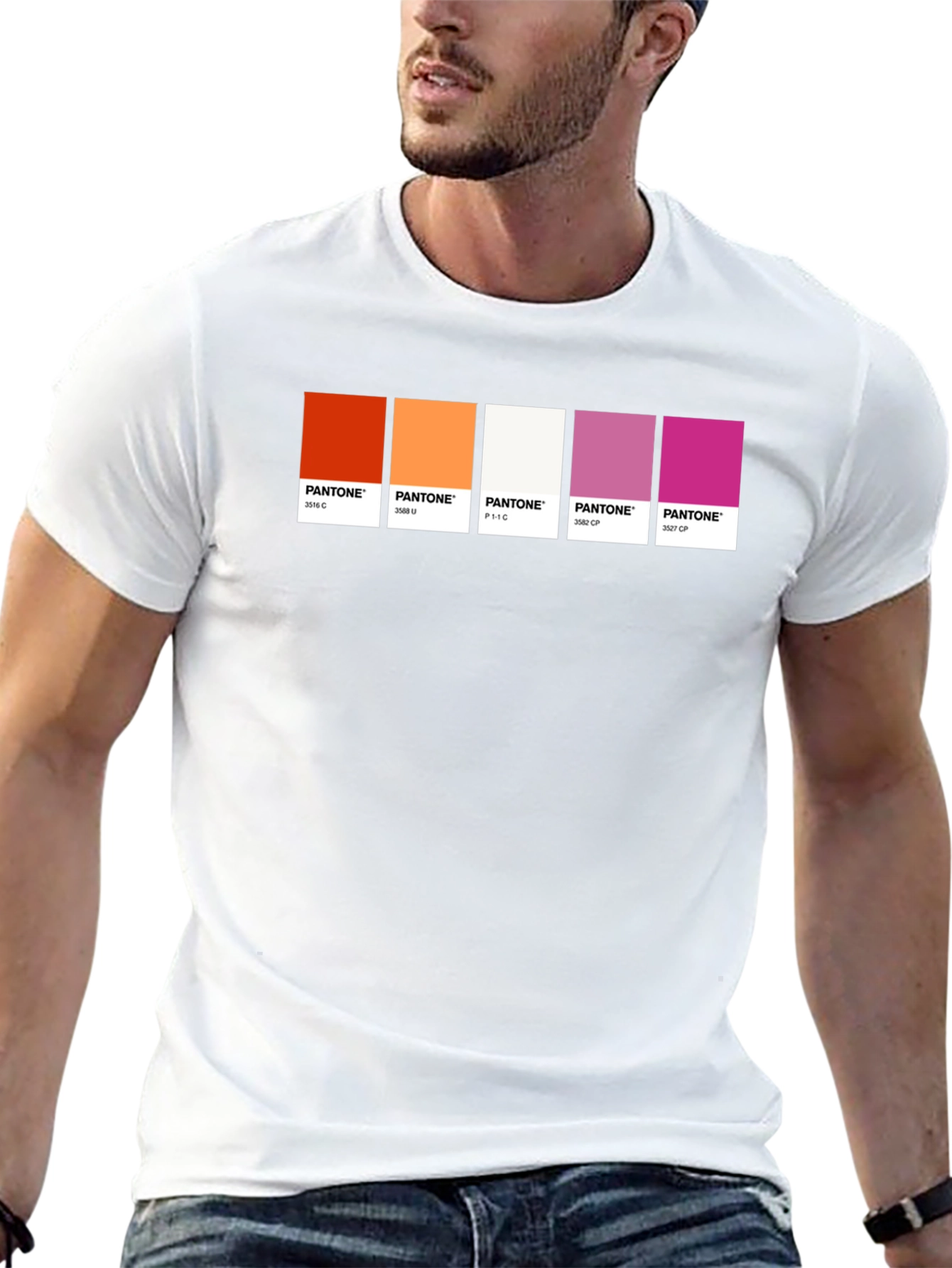 Lesbian Pride Pantone T-Shirt - LGBTQ+ Tee