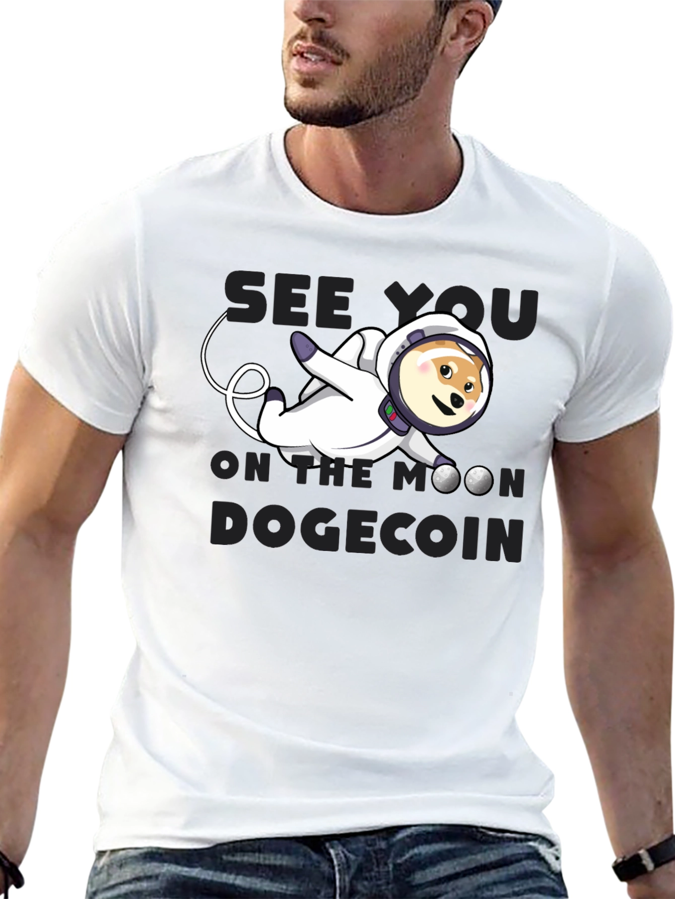 Dogecoin to the Moon T-Shirt