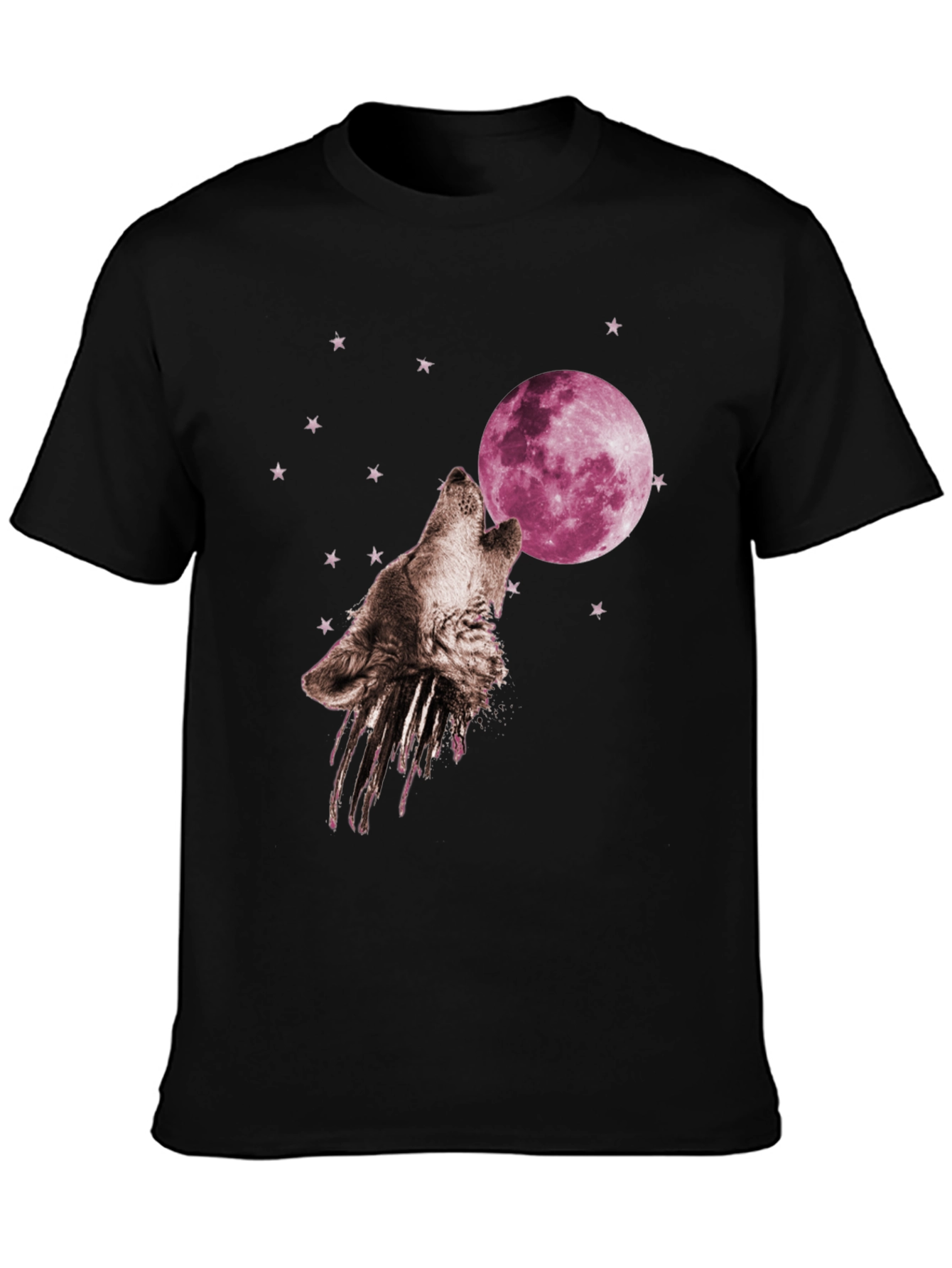 Wolf Moon T-Shirt - Graphic Print