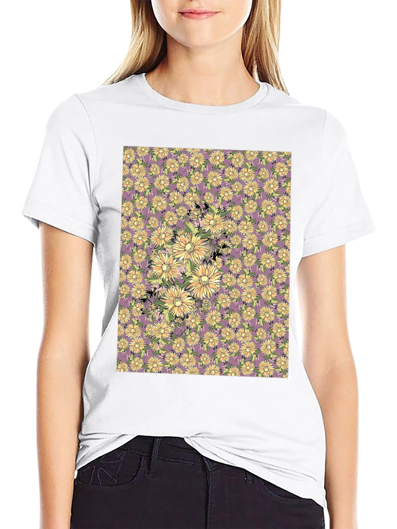 Floral Patterned T-Shirt