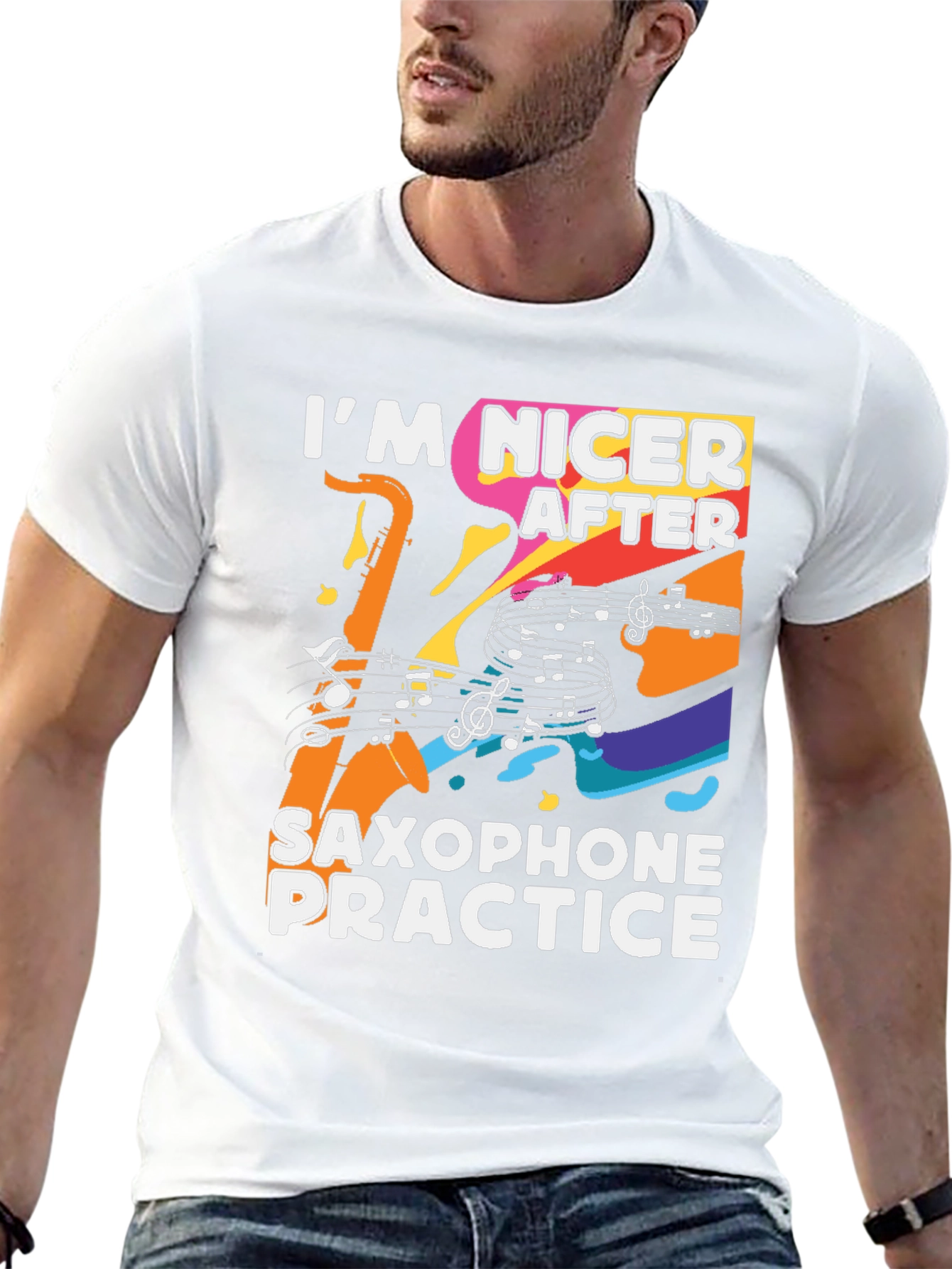 Funny Saxophone Practice T-Shirt
