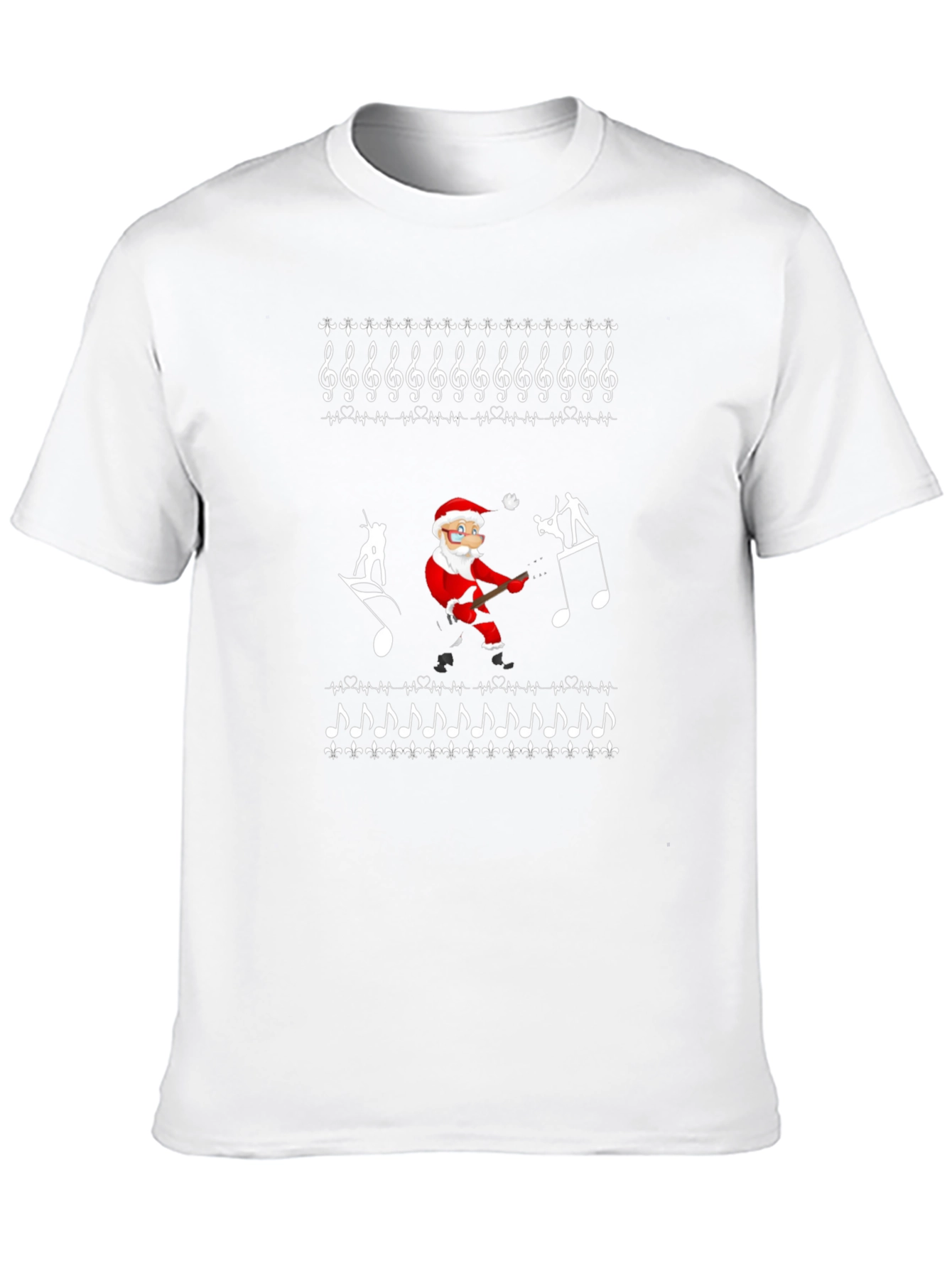Musical Santa Holiday T-Shirt