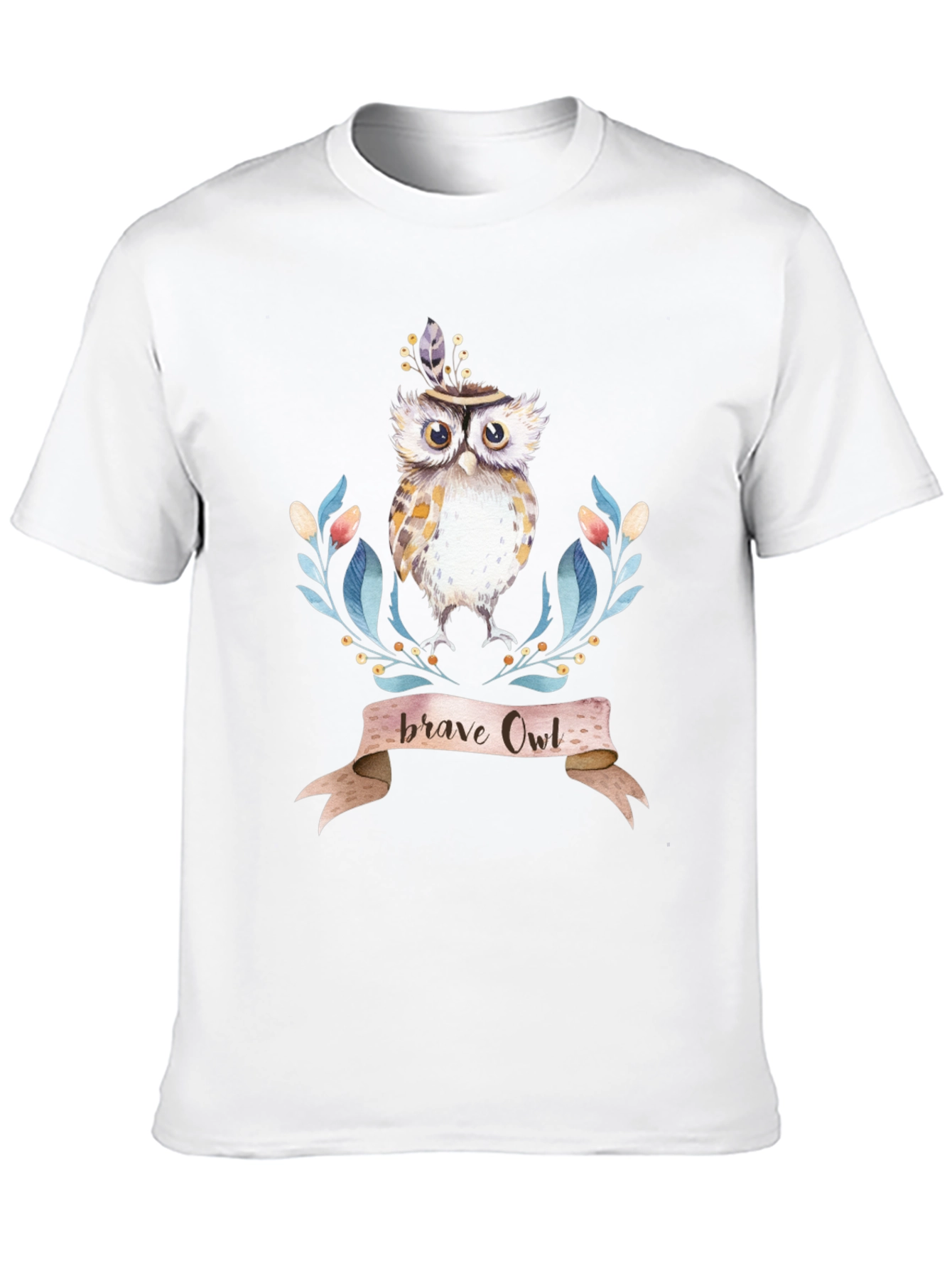 Brave Owl T-Shirt - Bohemian Style