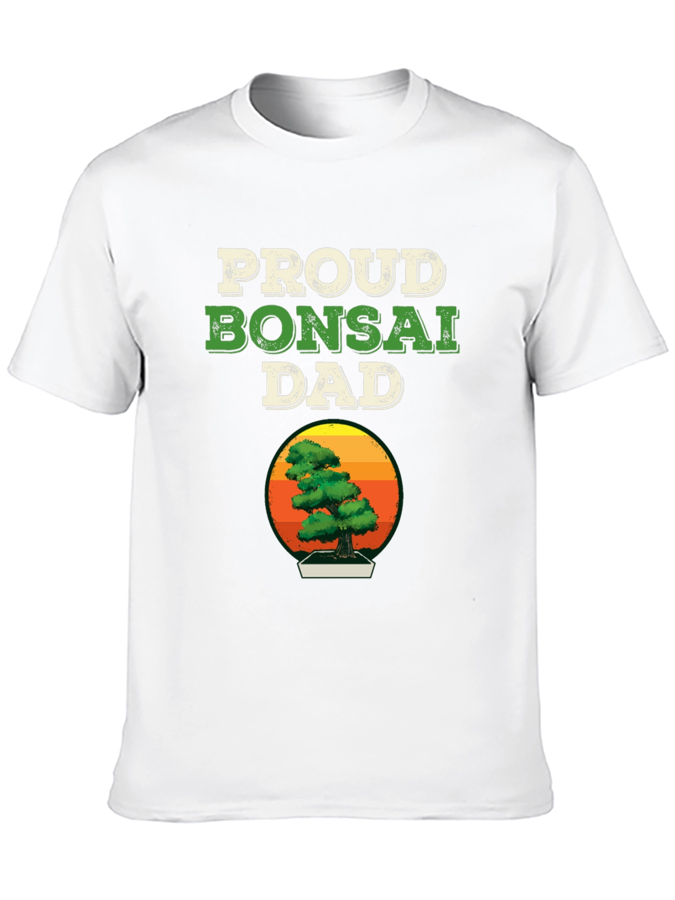 Proud Bonsai Dad T-Shirt - Botanical Gift