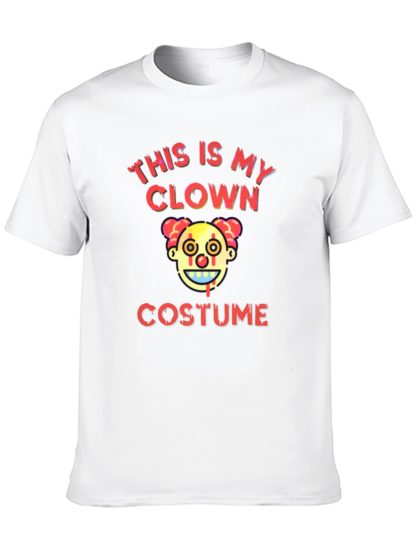 Clown Costume T-Shirt - Halloween Party Tee